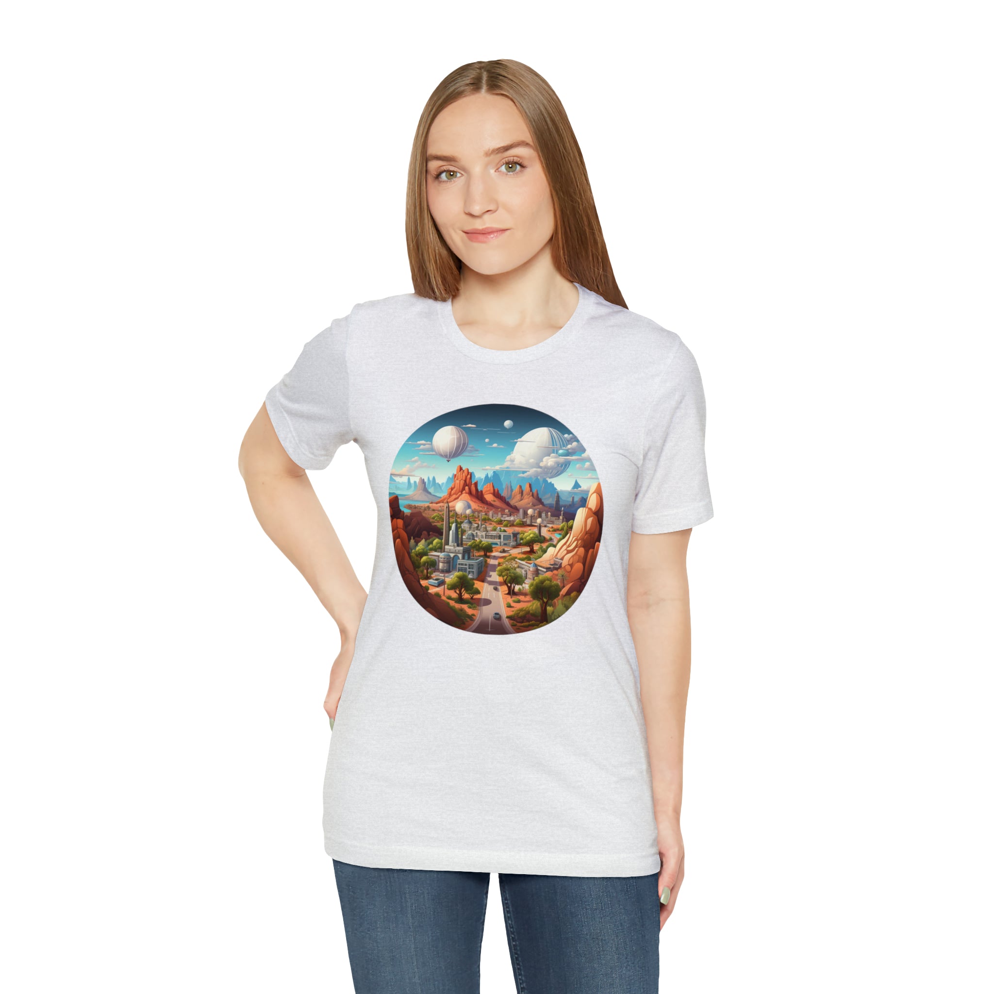 Unisex Jersey Short Sleeve Tee - Isometric Designs 08