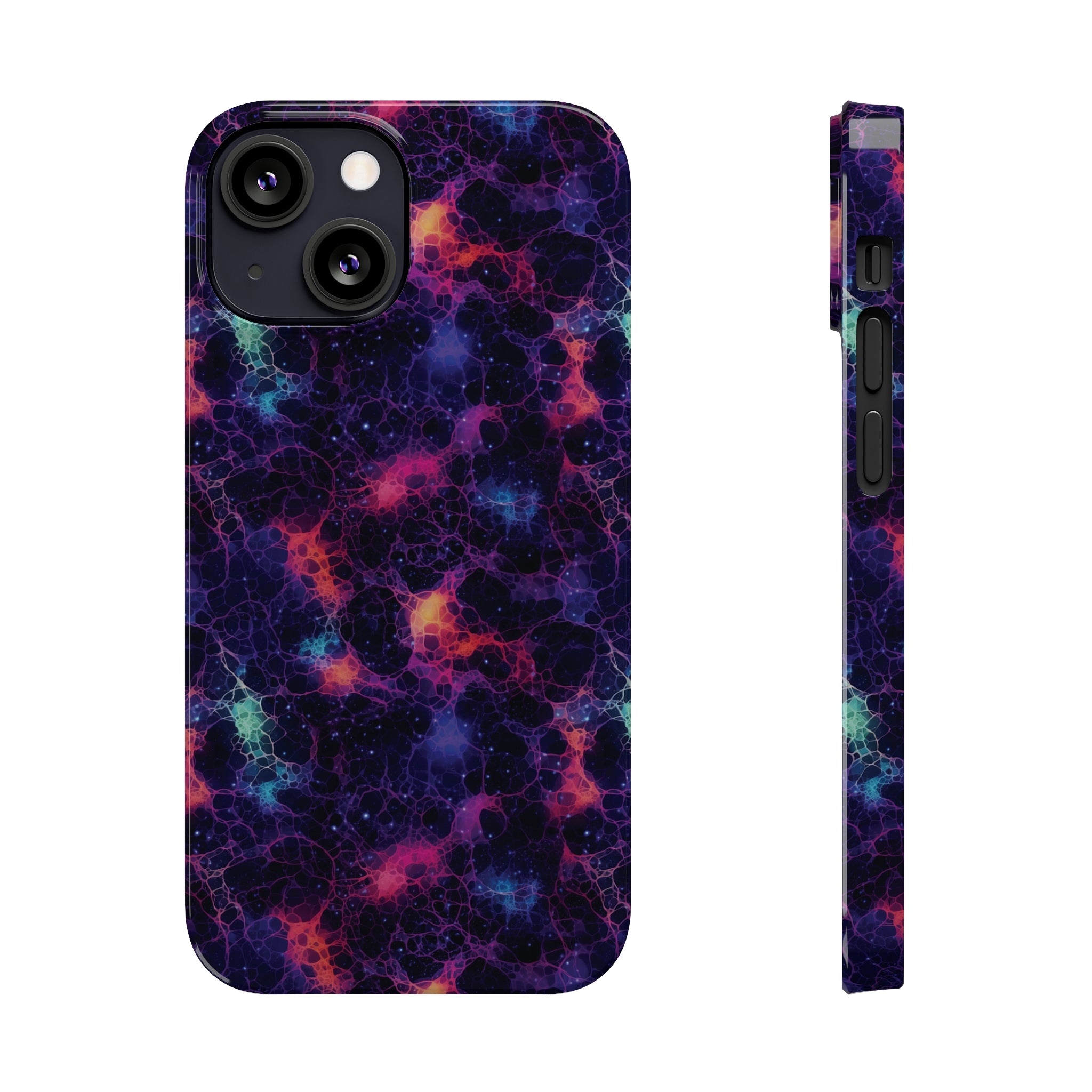 Slim Phone Cases (AOP) - Seamless Fantasy Galaxies 08