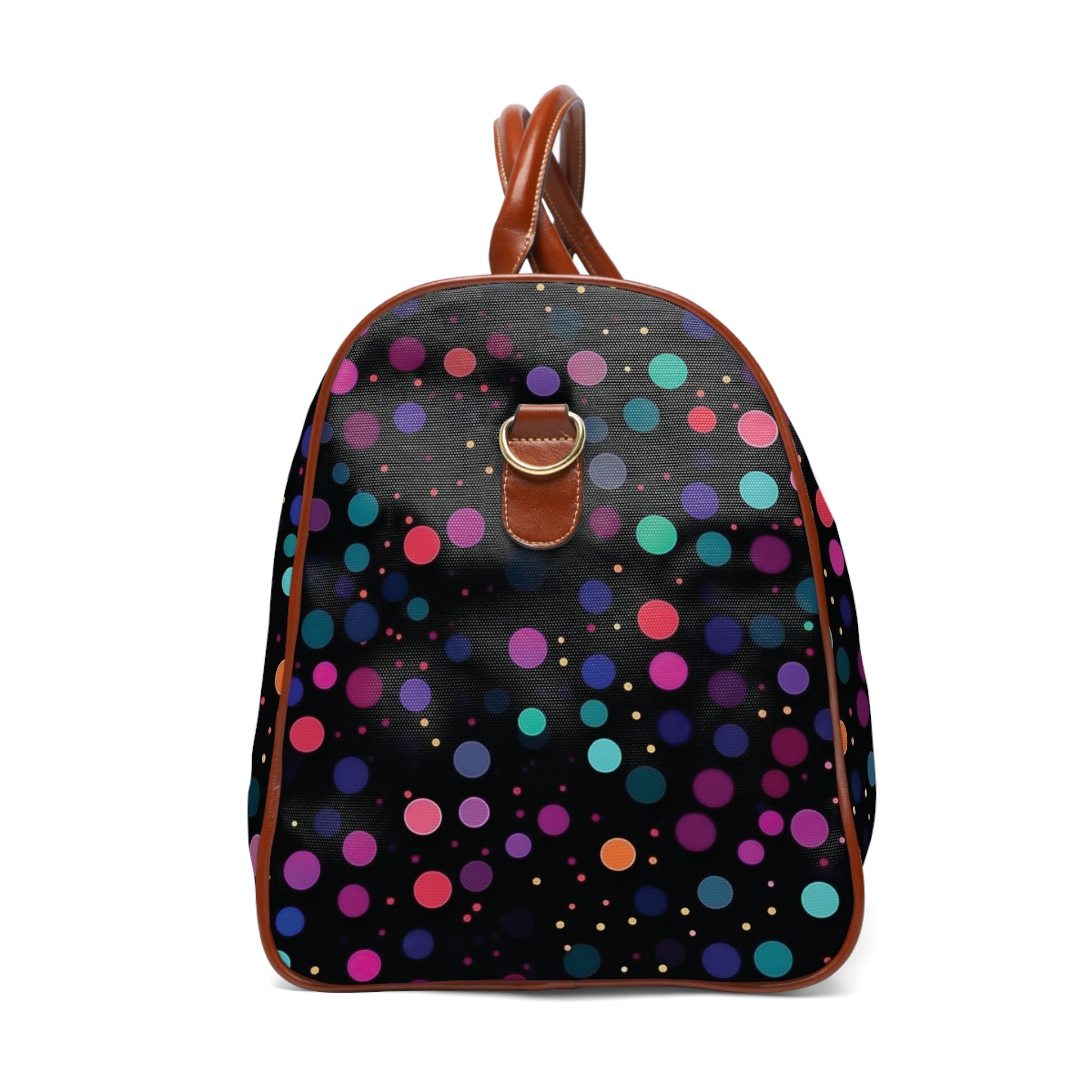 Waterproof Travel Bag (AOP) - Polka Dots Design 05