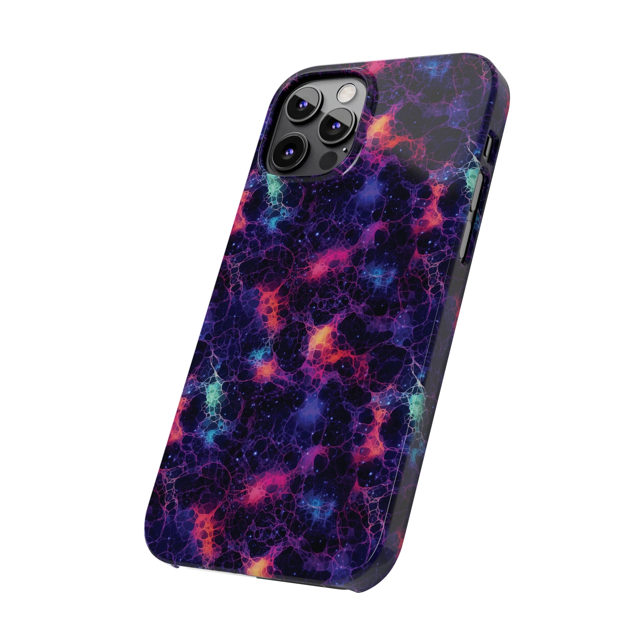 Slim Phone Cases (AOP) - Seamless Fantasy Galaxies 08