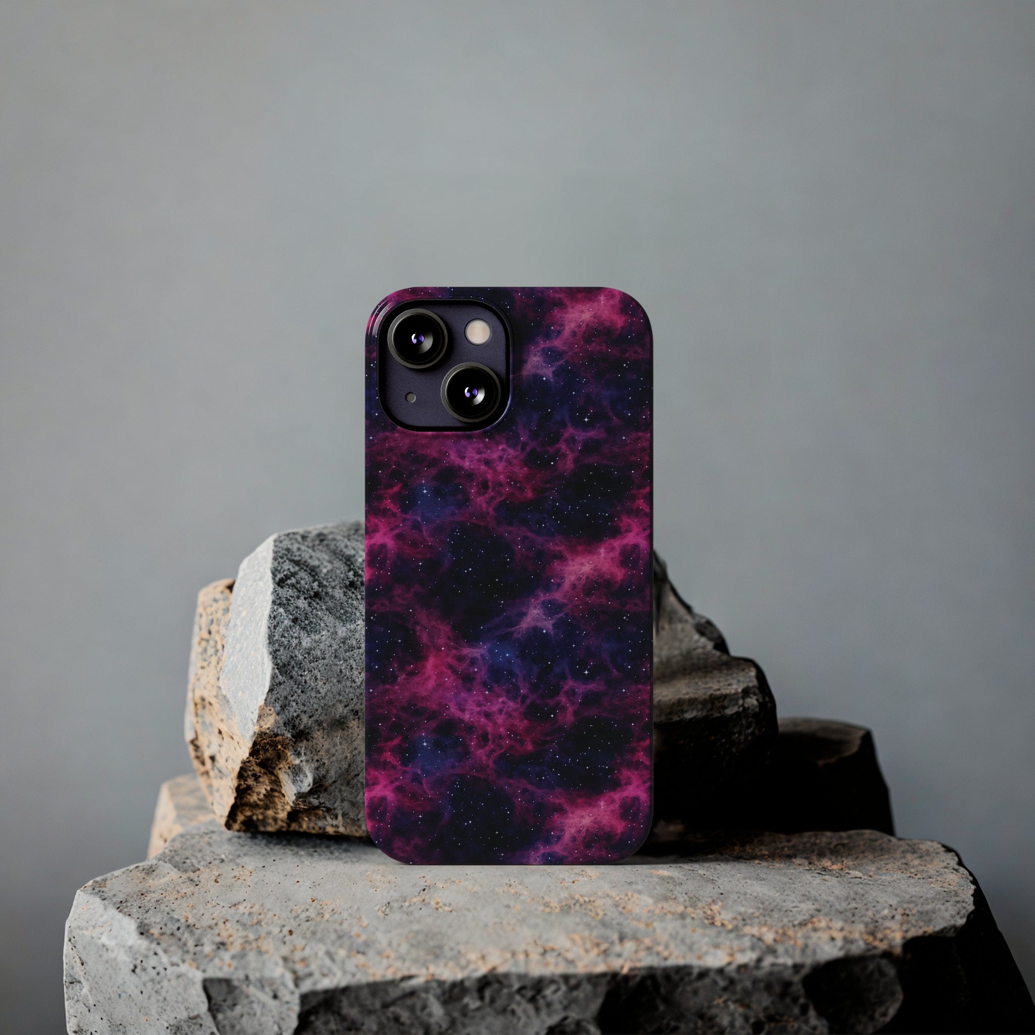 Slim Phone Cases (AOP) - Seamless Fantasy Galaxies 02