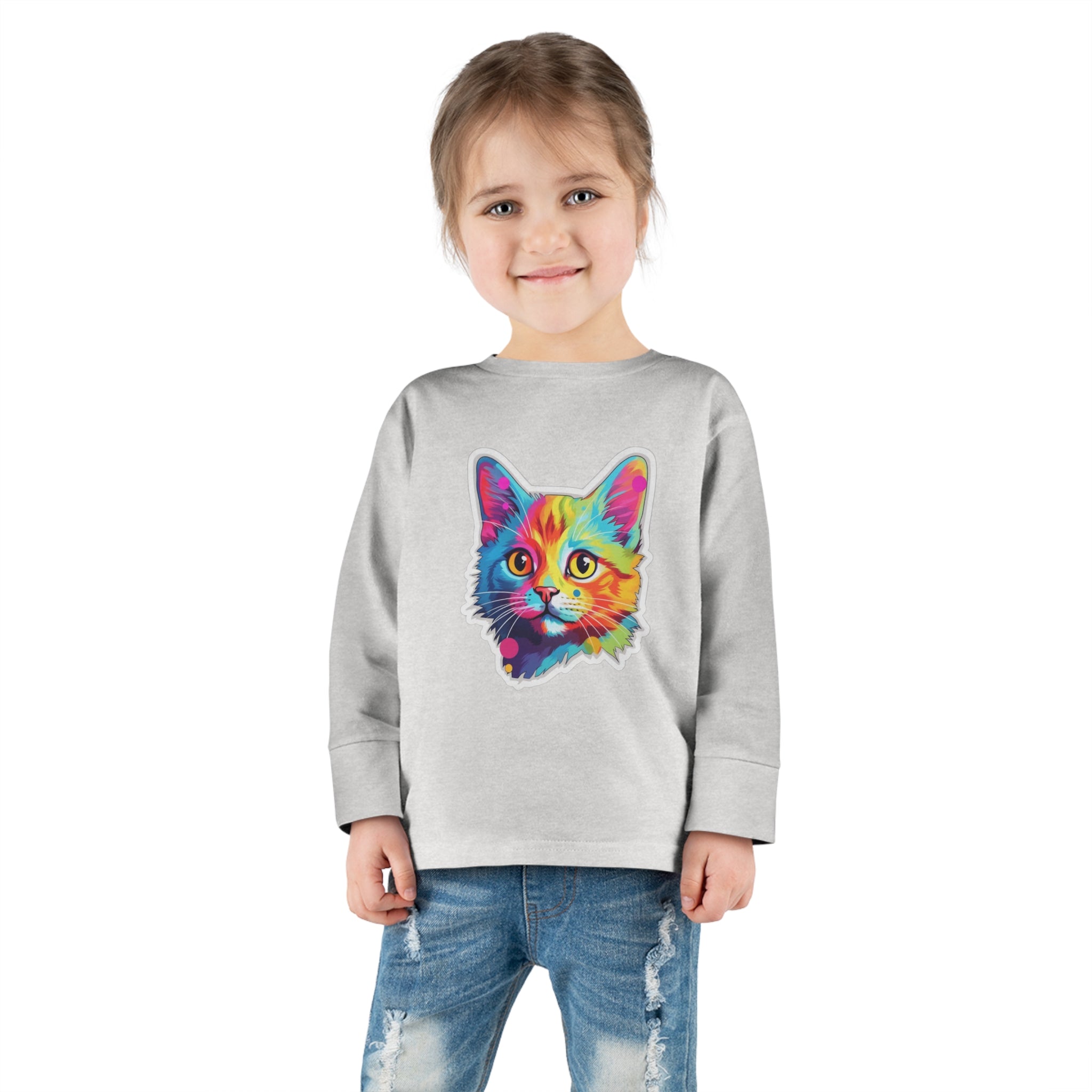 Toddler Long Sleeve Tee - Kittens 09