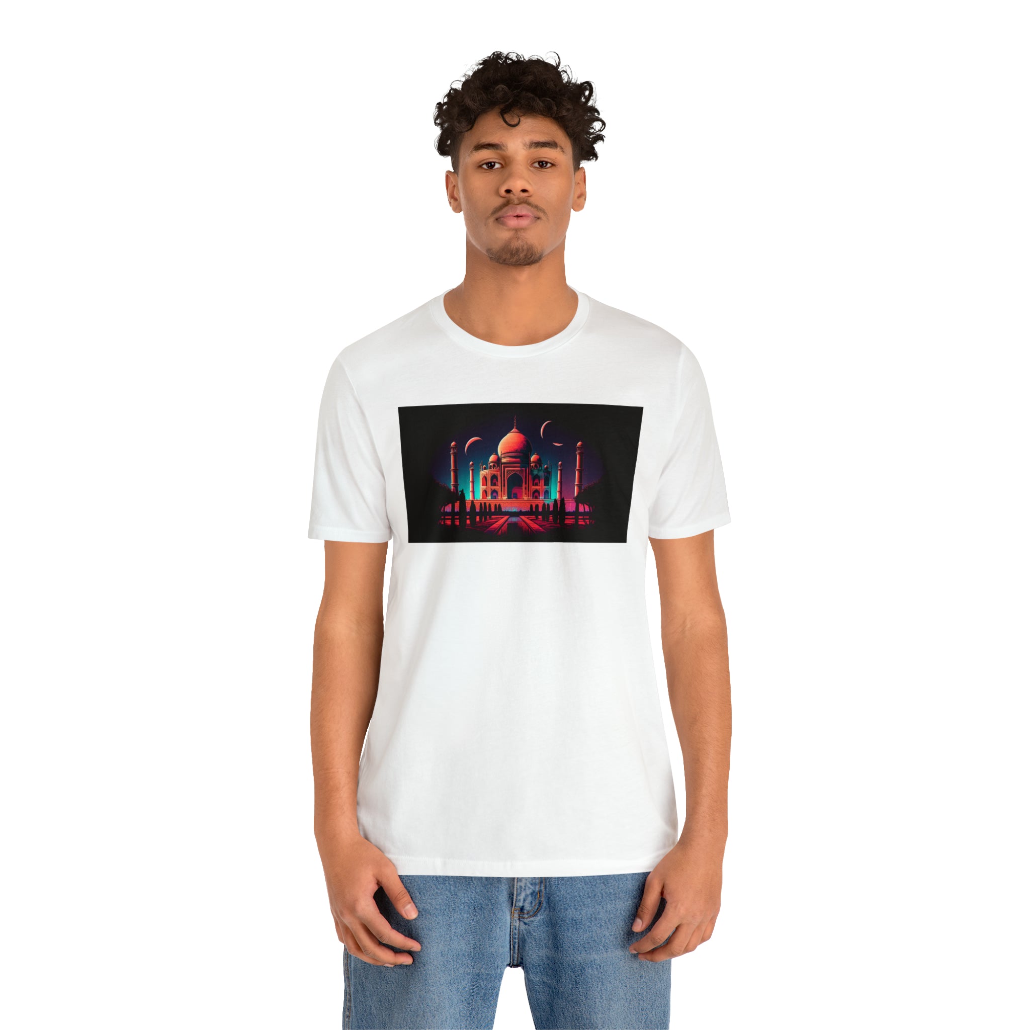 Unisex Jersey Short Sleeve Tee - Taj Mahal, Agra, India