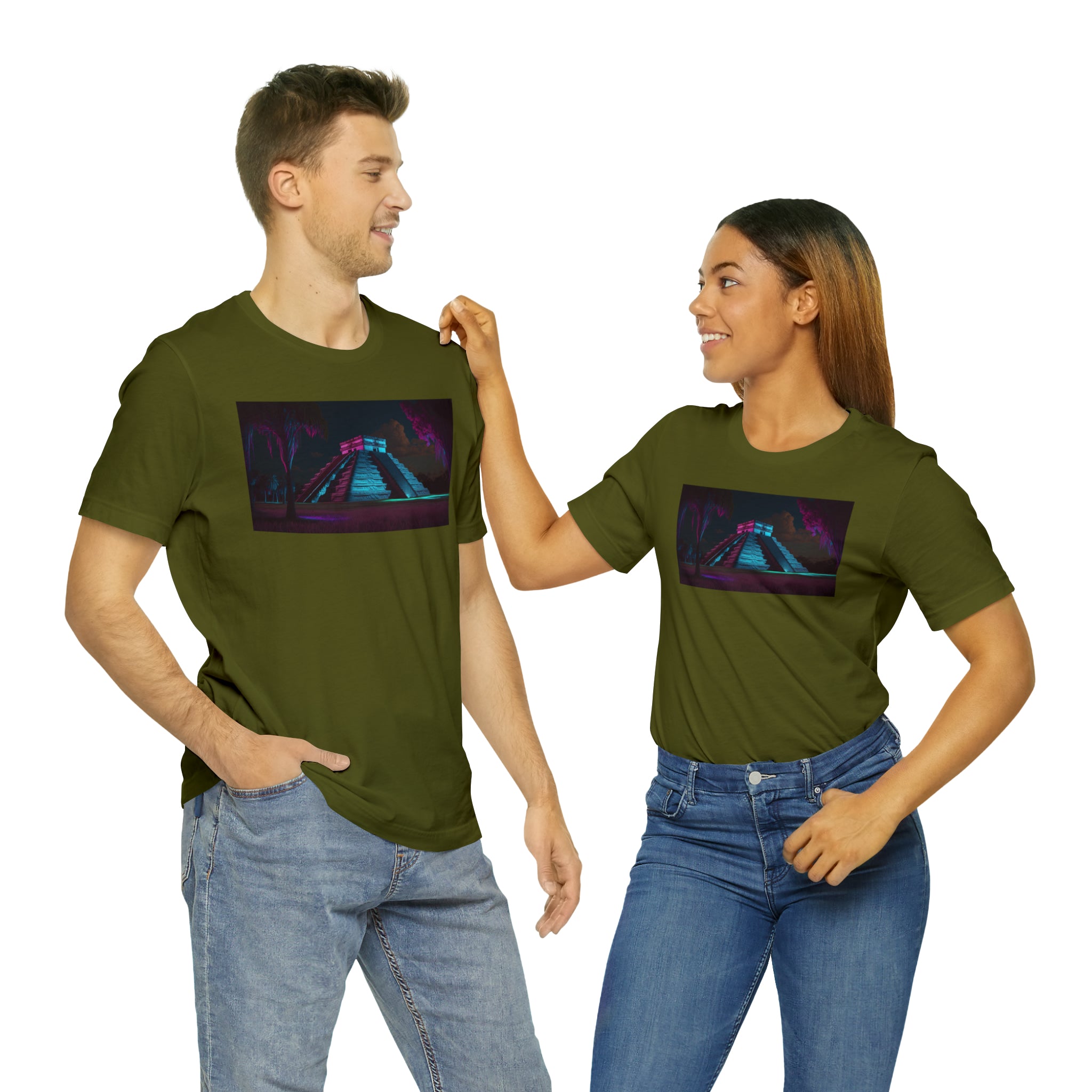 Unisex Jersey Short Sleeve Tee - Chichen Itza, Mexico