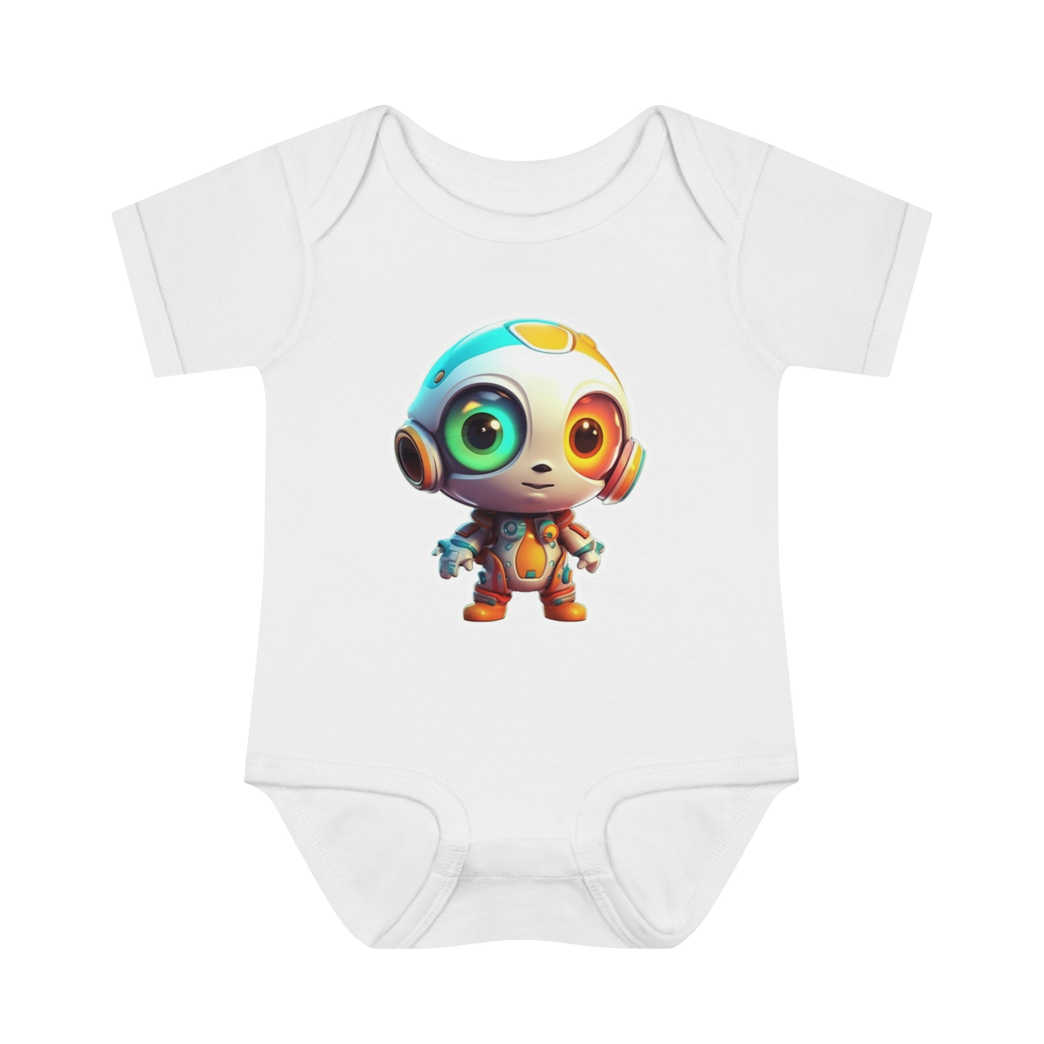 Infant Baby Rib Bodysuit - Buzz, Robot Pop Art 05