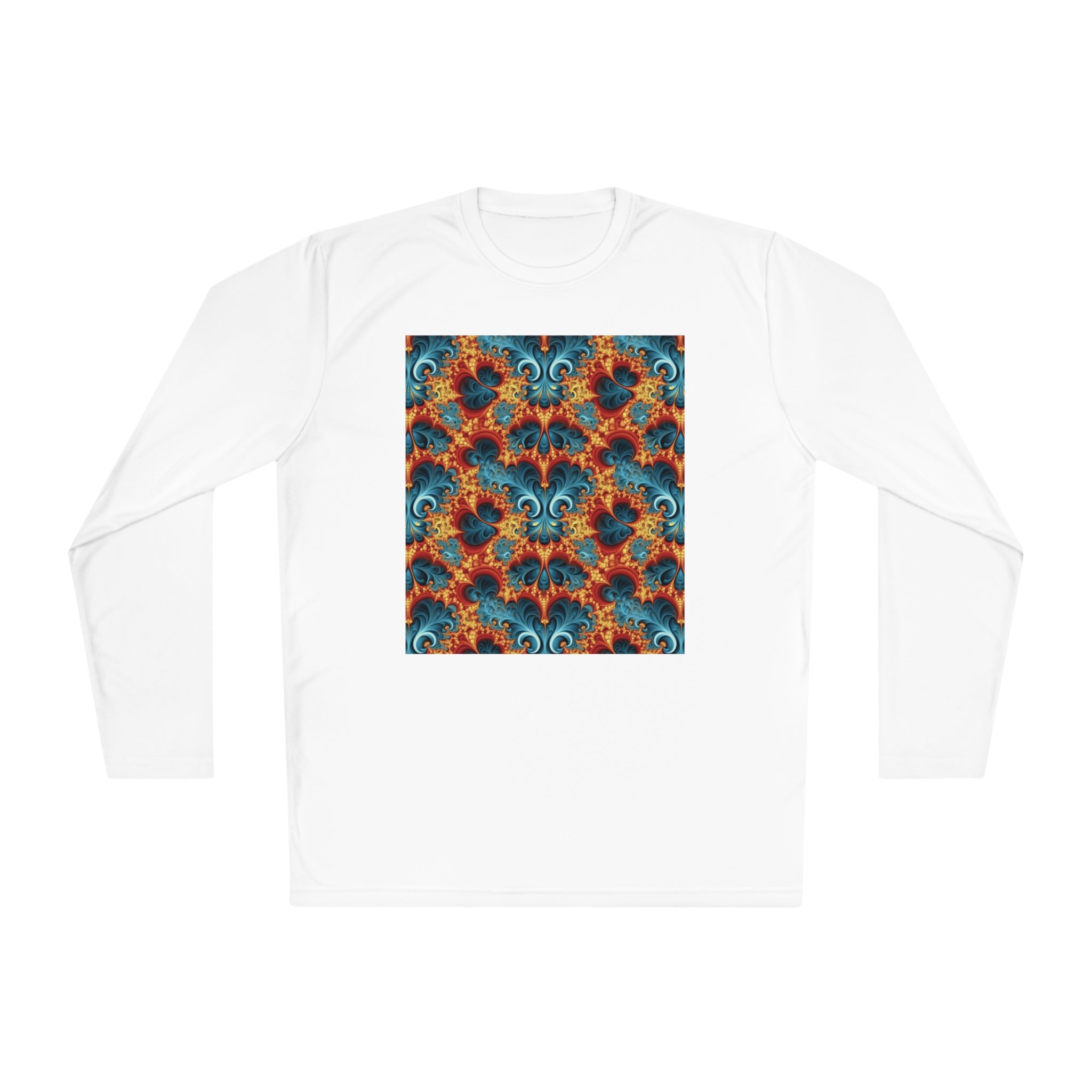 Unisex Lightweight Long Sleeve Tee (AOP) - Abstract Designs 01