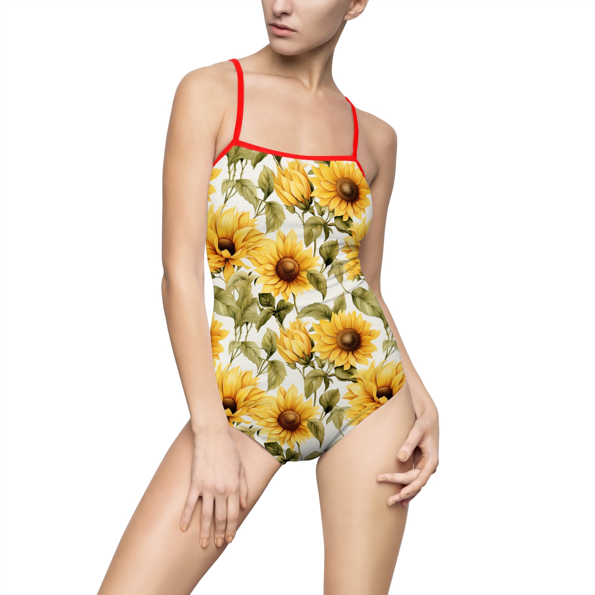 Women's One-piece Swimsuit (AOP) - Vibrant Designs 05