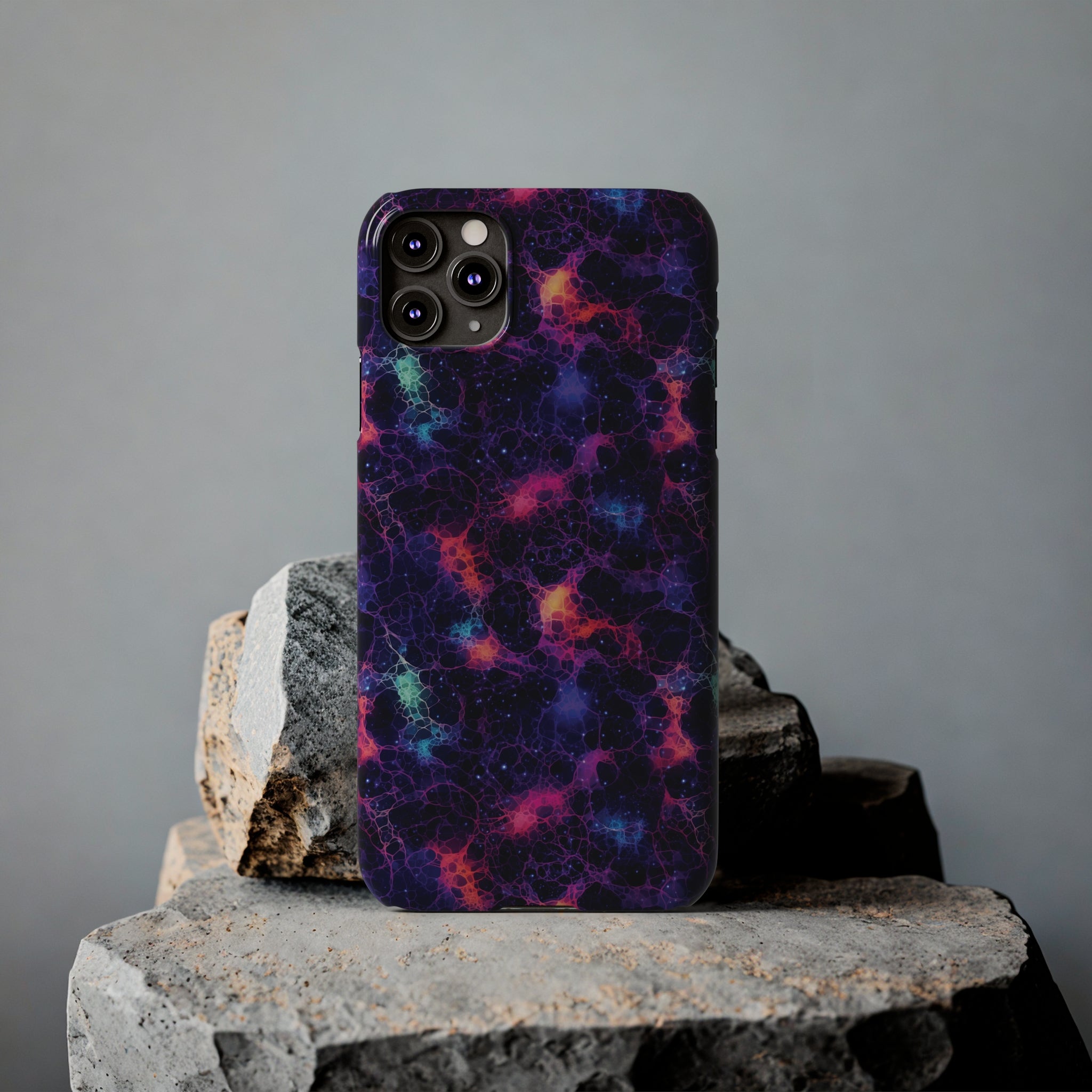 Slim Phone Cases (AOP) - Seamless Fantasy Galaxies 08