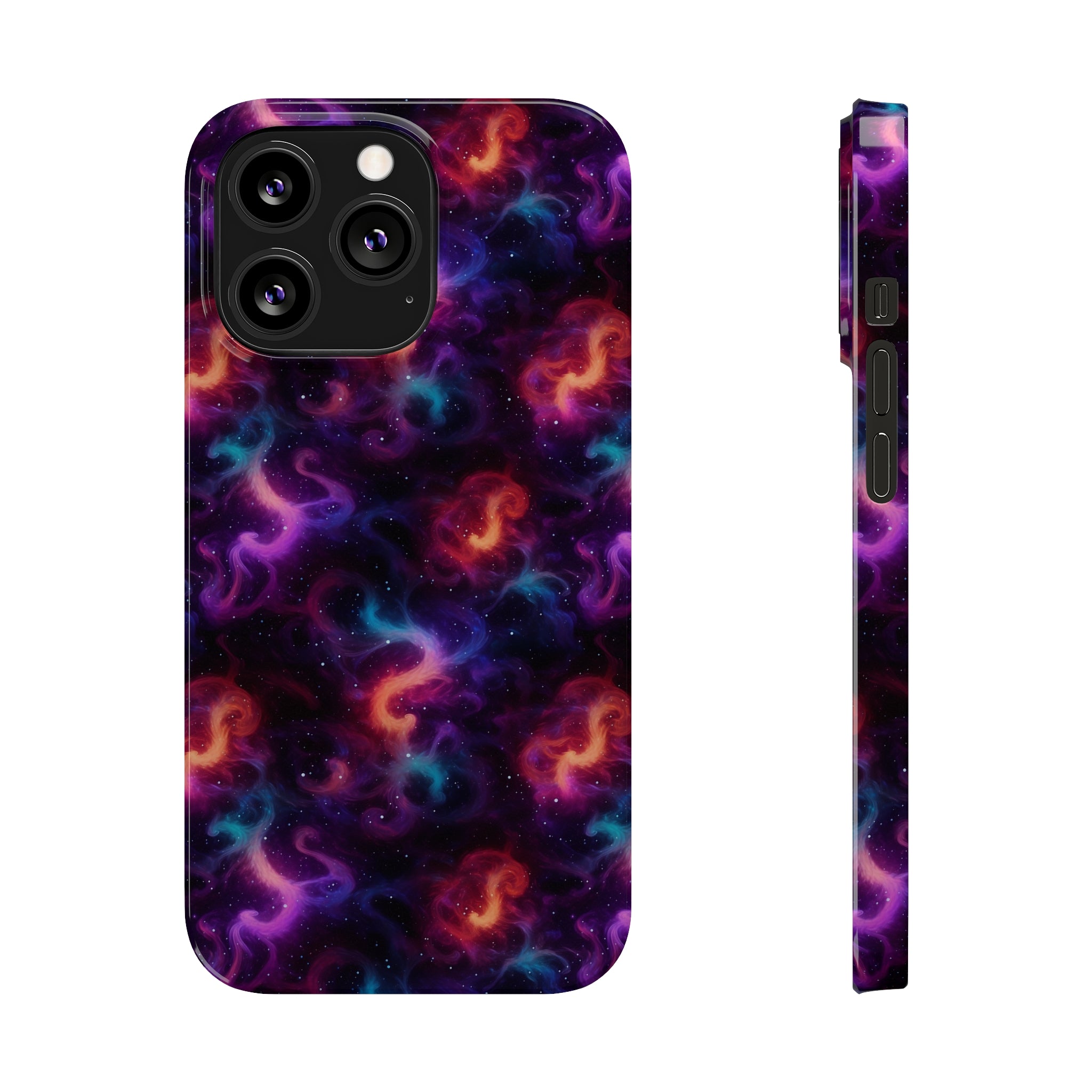 Slim Phone Cases (AOP) - Seamless Fantasy Galaxies 05