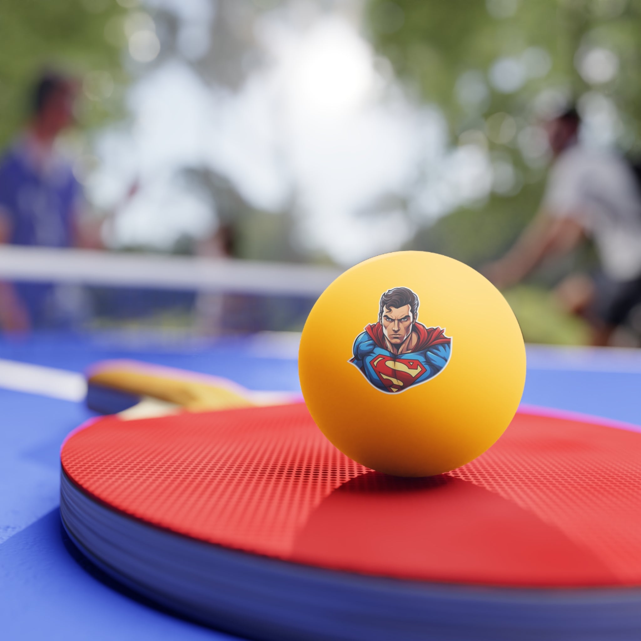 Ping Pong Balls, 6 pcs - Pop Art - Superman