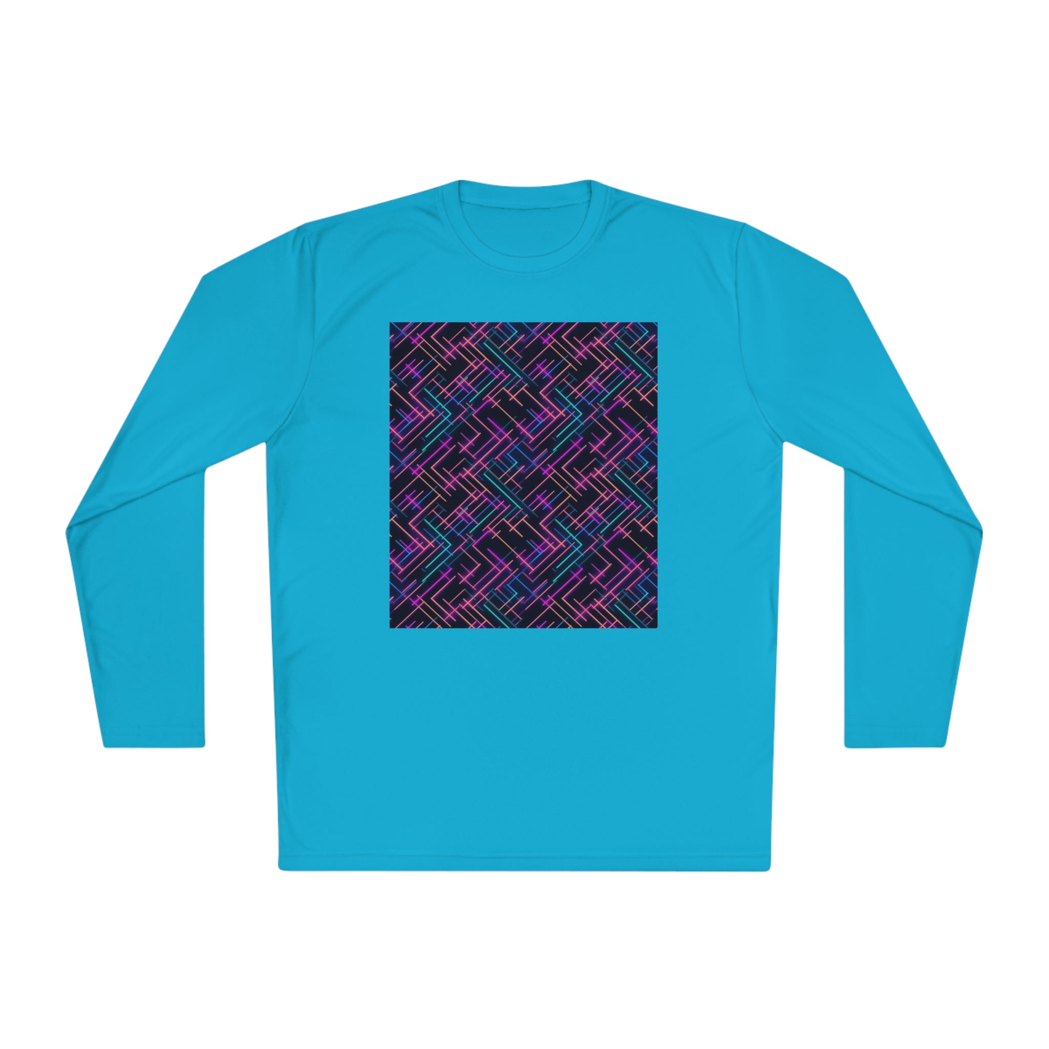 Unisex Lightweight Long Sleeve Tee (AOP) - Abstract Designs 05