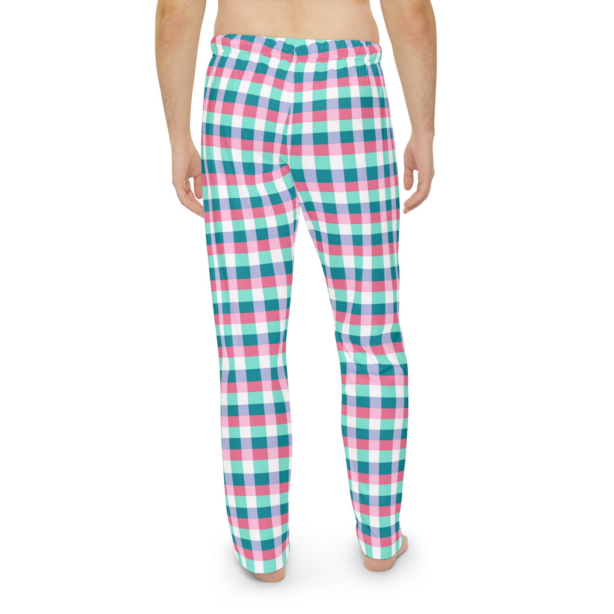 Men's Pajama Pants (AOP) - Seamless Checkered Designs 02