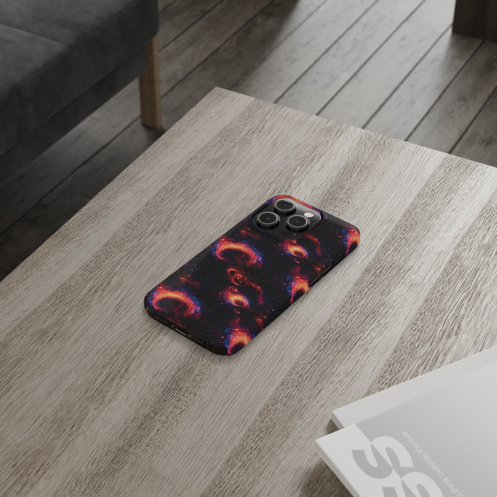 Slim Phone Cases (AOP) - Seamless Fantasy Galaxies 10