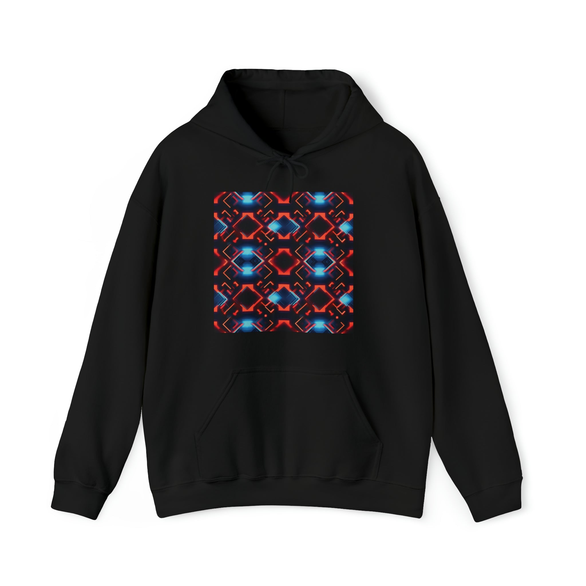 Unisex Heavy Blend™ Hooded Sweatshirt - Abstract Neon Designs 07