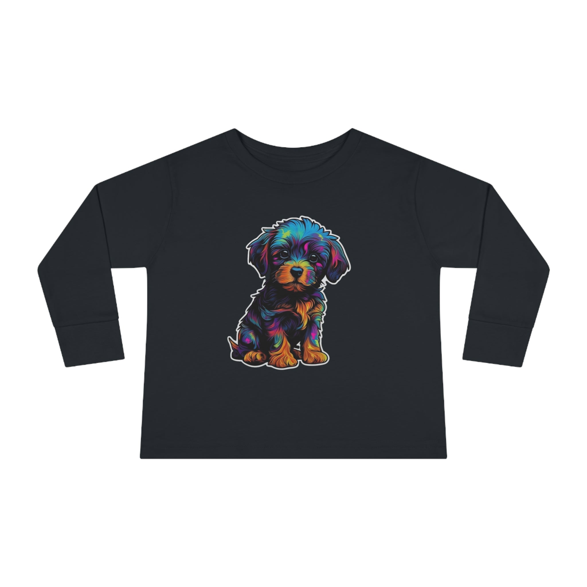 Toddler Long Sleeve Tee - Puppies 04