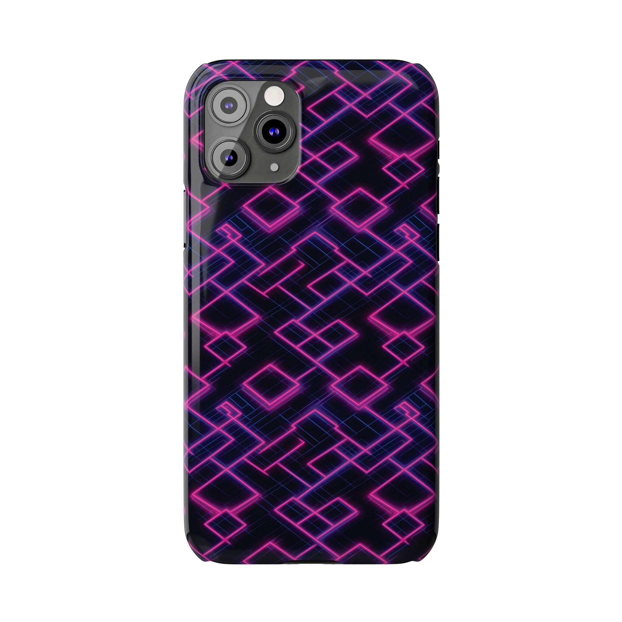 Slim Phone Cases (AOP) - Seamless Synthwave Designs 01