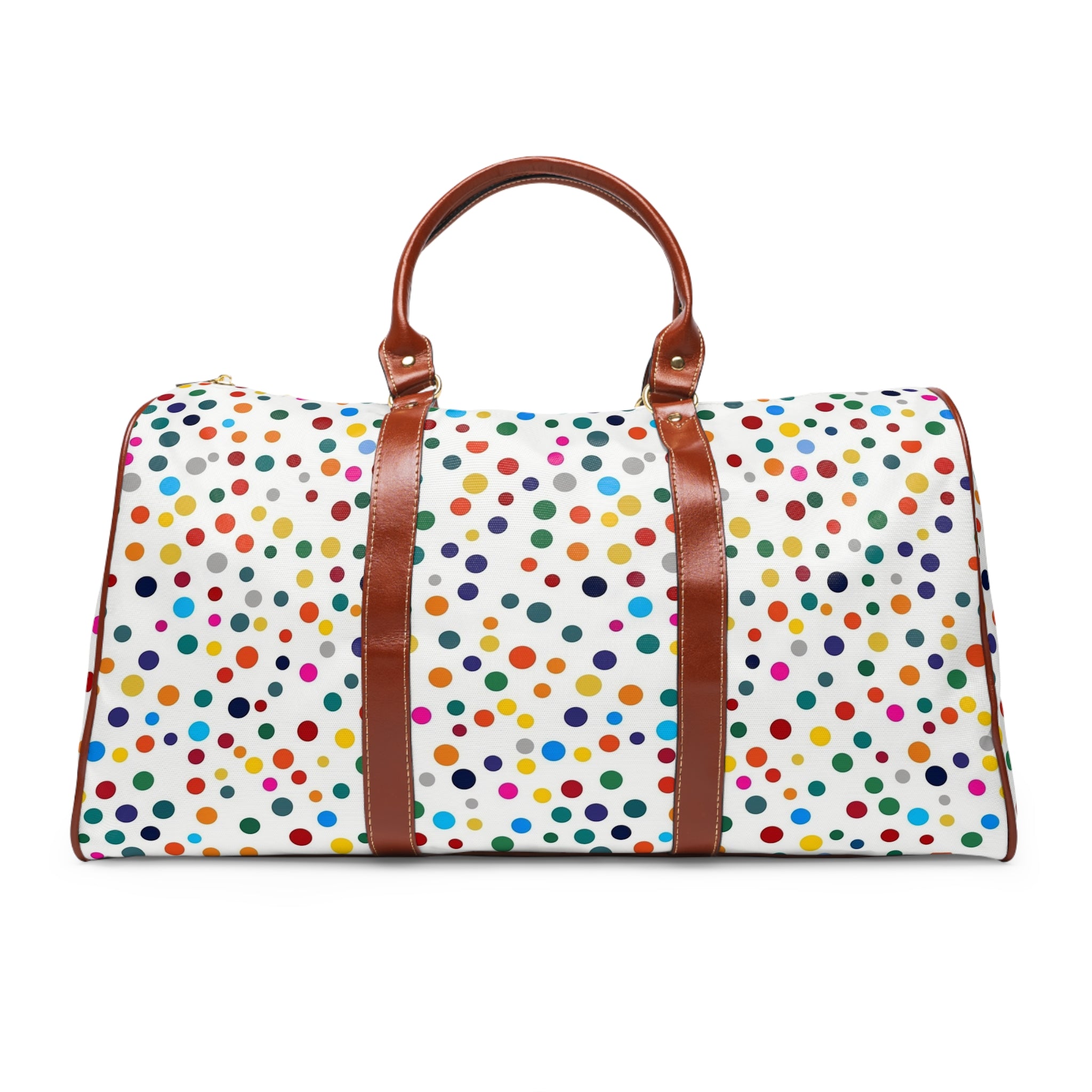 Waterproof Travel Bag (AOP) - Polka Dots Design 04