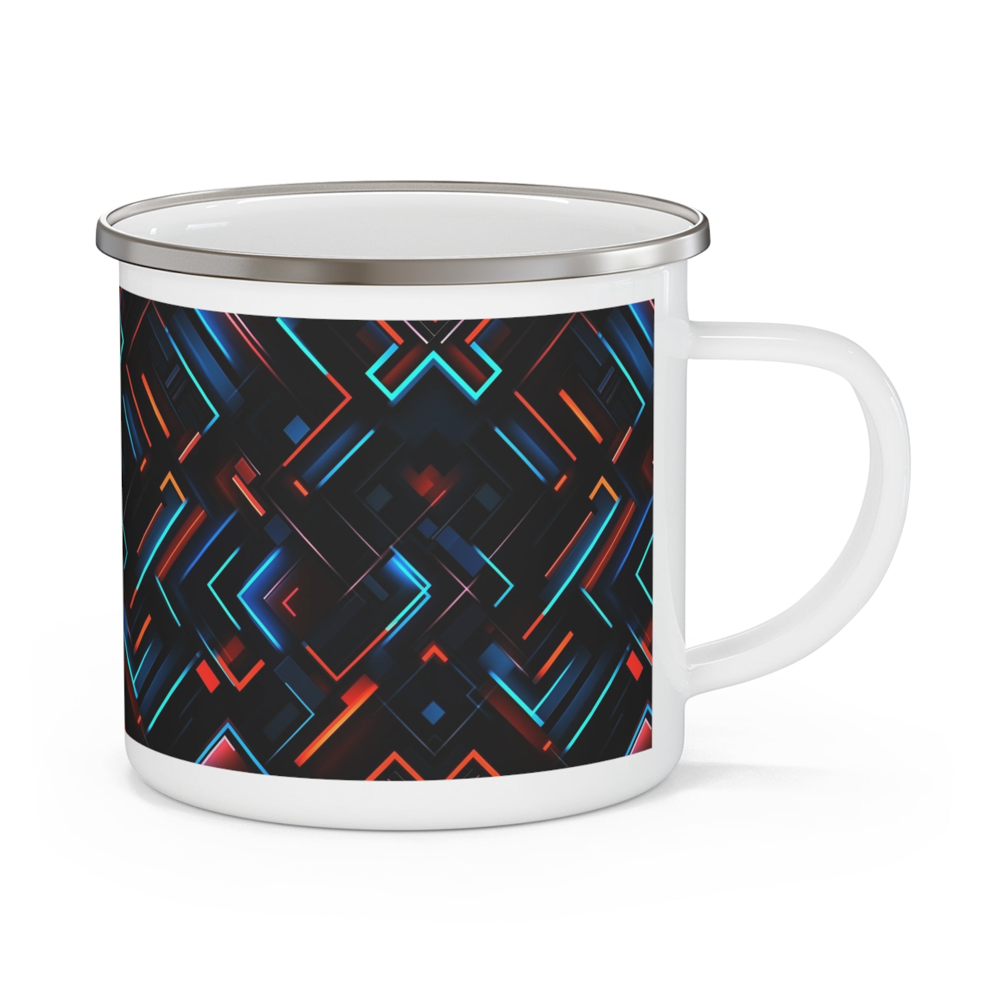 Enamel Camping Mug - Seamless Designs 10