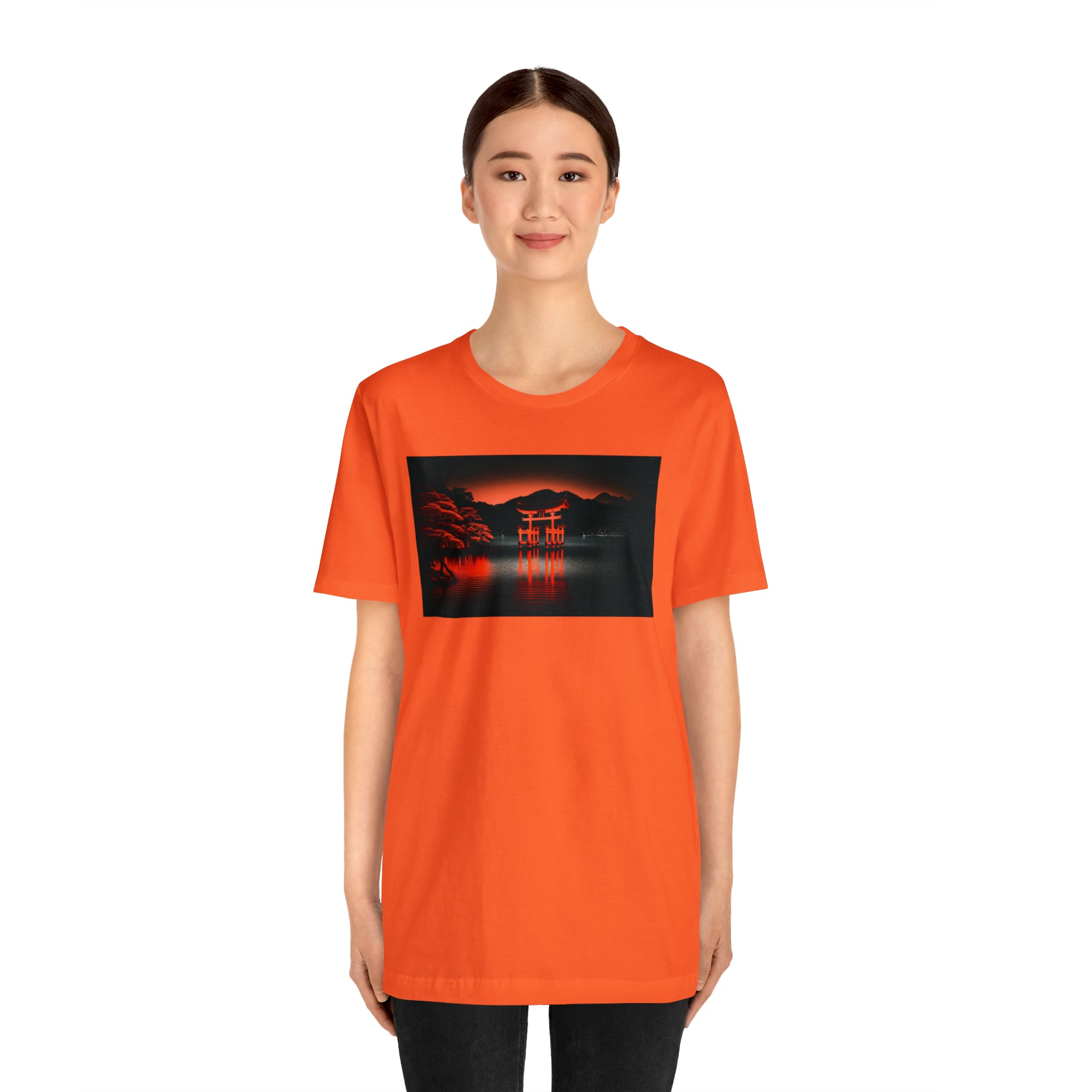 Unisex Jersey Short Sleeve Tee - Itsukushima Shrine, Japan