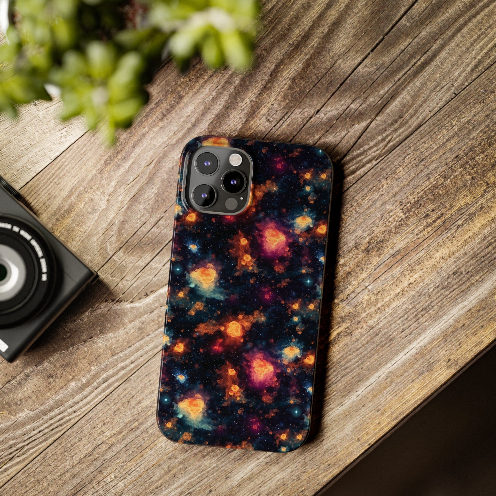 Slim Phone Cases (AOP) - Seamless Fantasy Galaxies 07