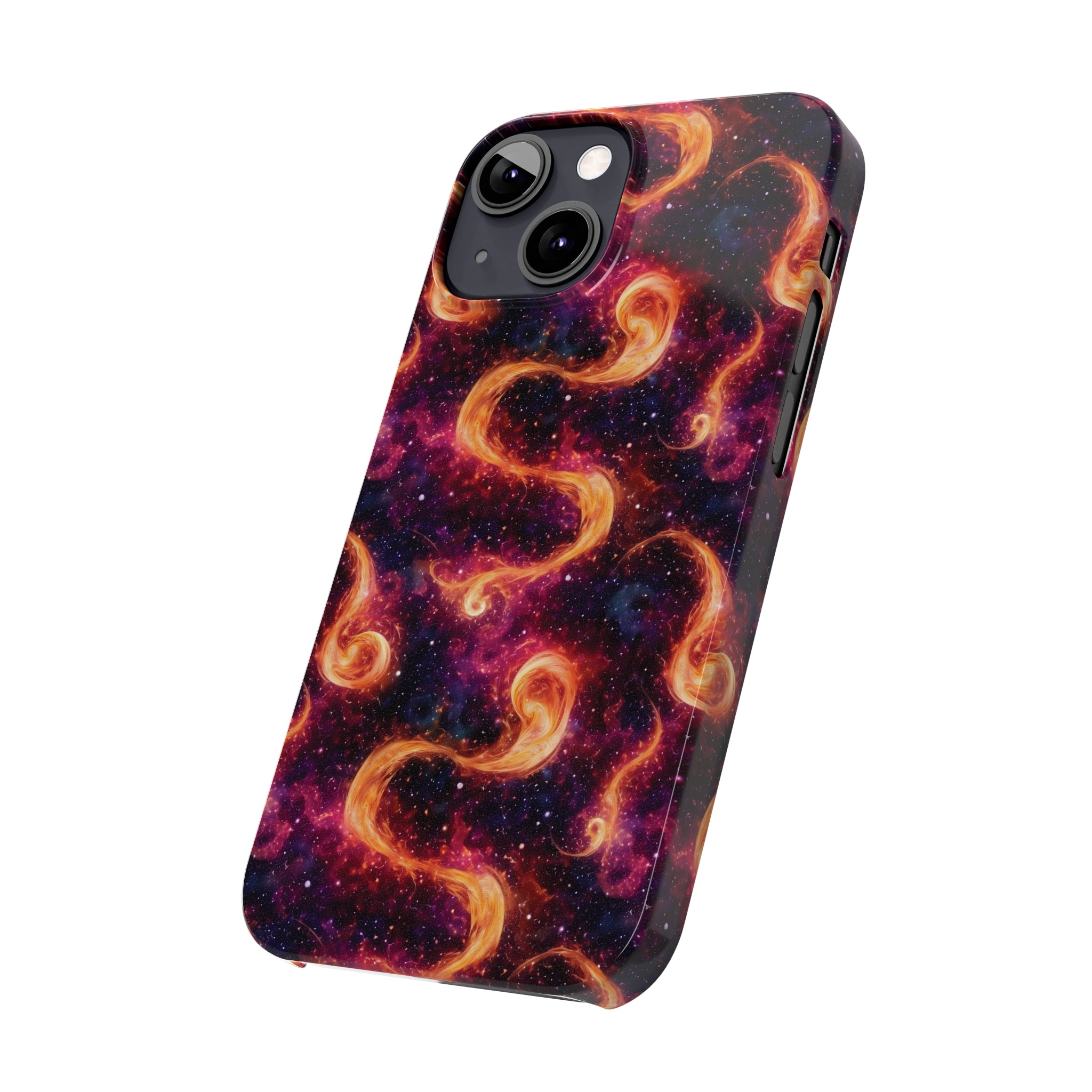 Slim Phone Cases (AOP) - Seamless Fantasy Galaxies 03