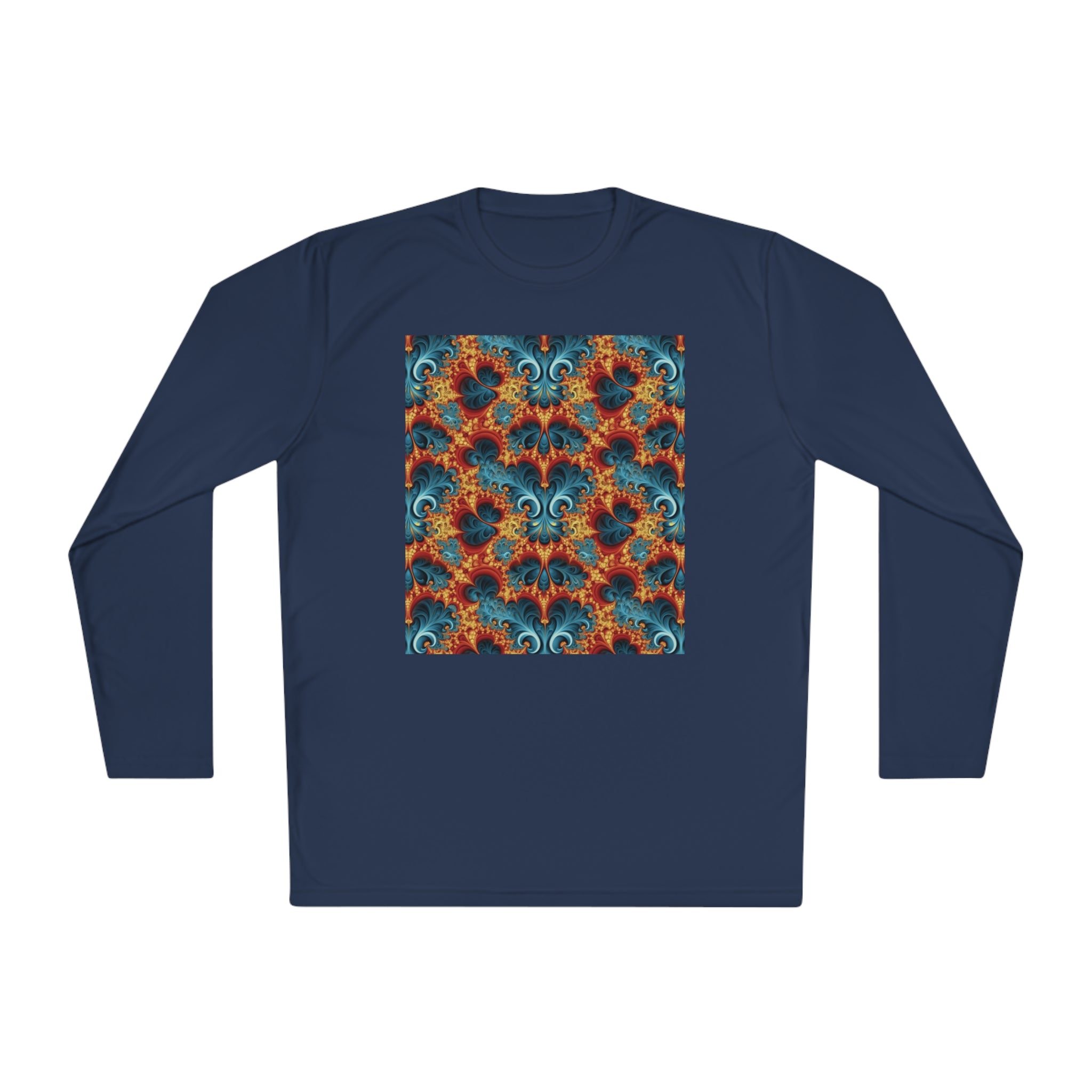 Unisex Lightweight Long Sleeve Tee (AOP) - Abstract Designs 01