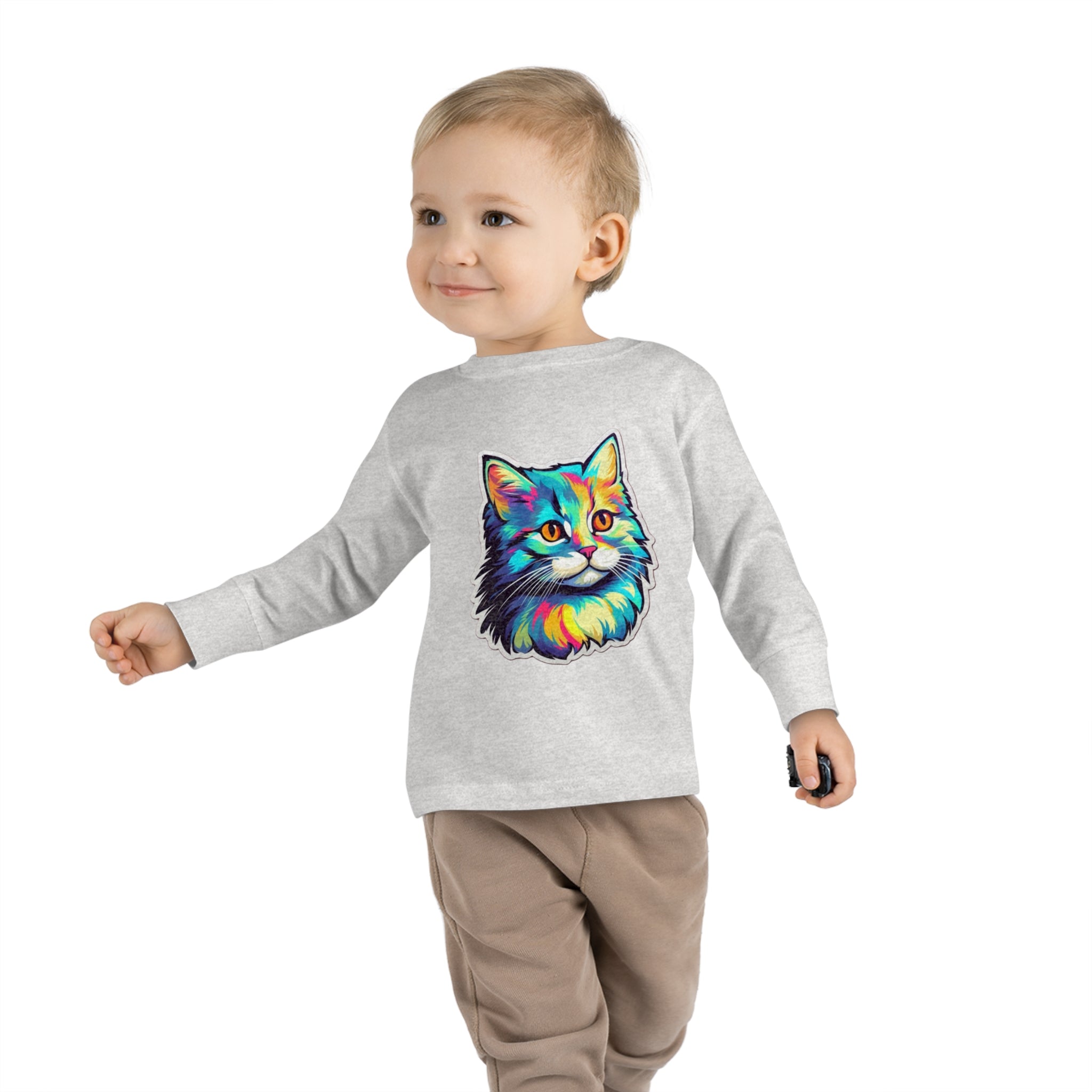 Toddler Long Sleeve Tee - Kittens 01