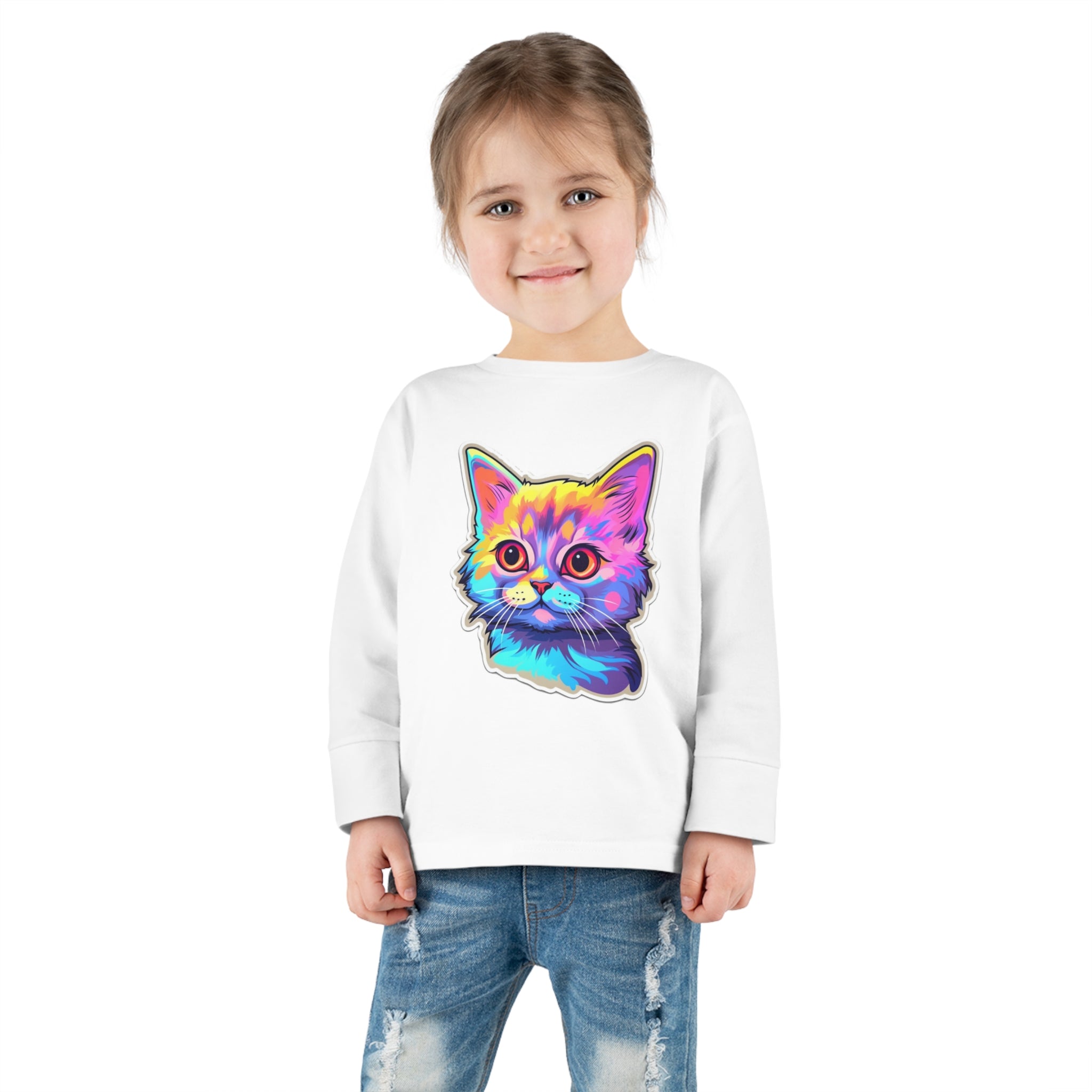 Toddler Long Sleeve Tee - Kittens 03