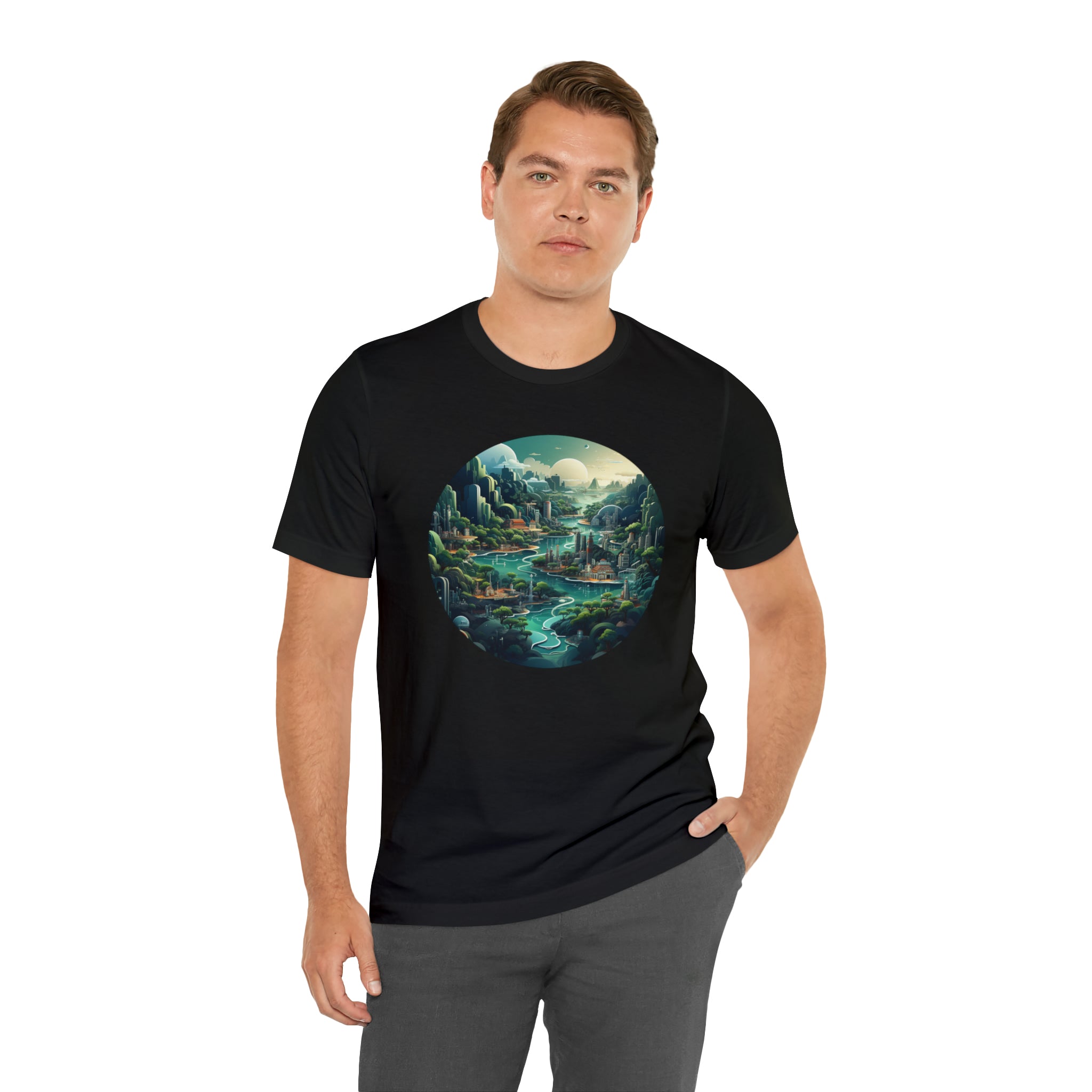 Unisex Jersey Short Sleeve Tee - Isometric Designs 04