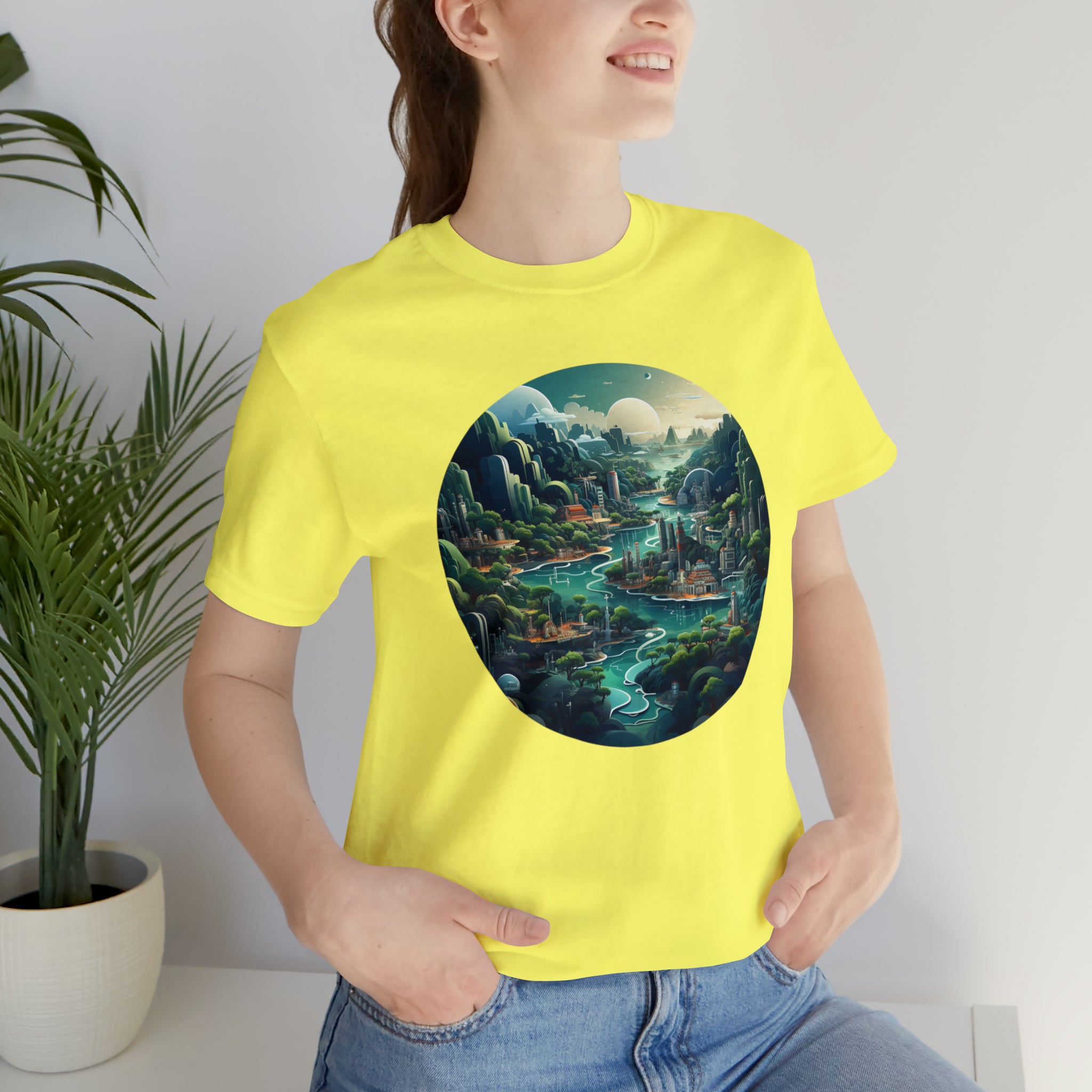 Unisex Jersey Short Sleeve Tee - Isometric Designs 04