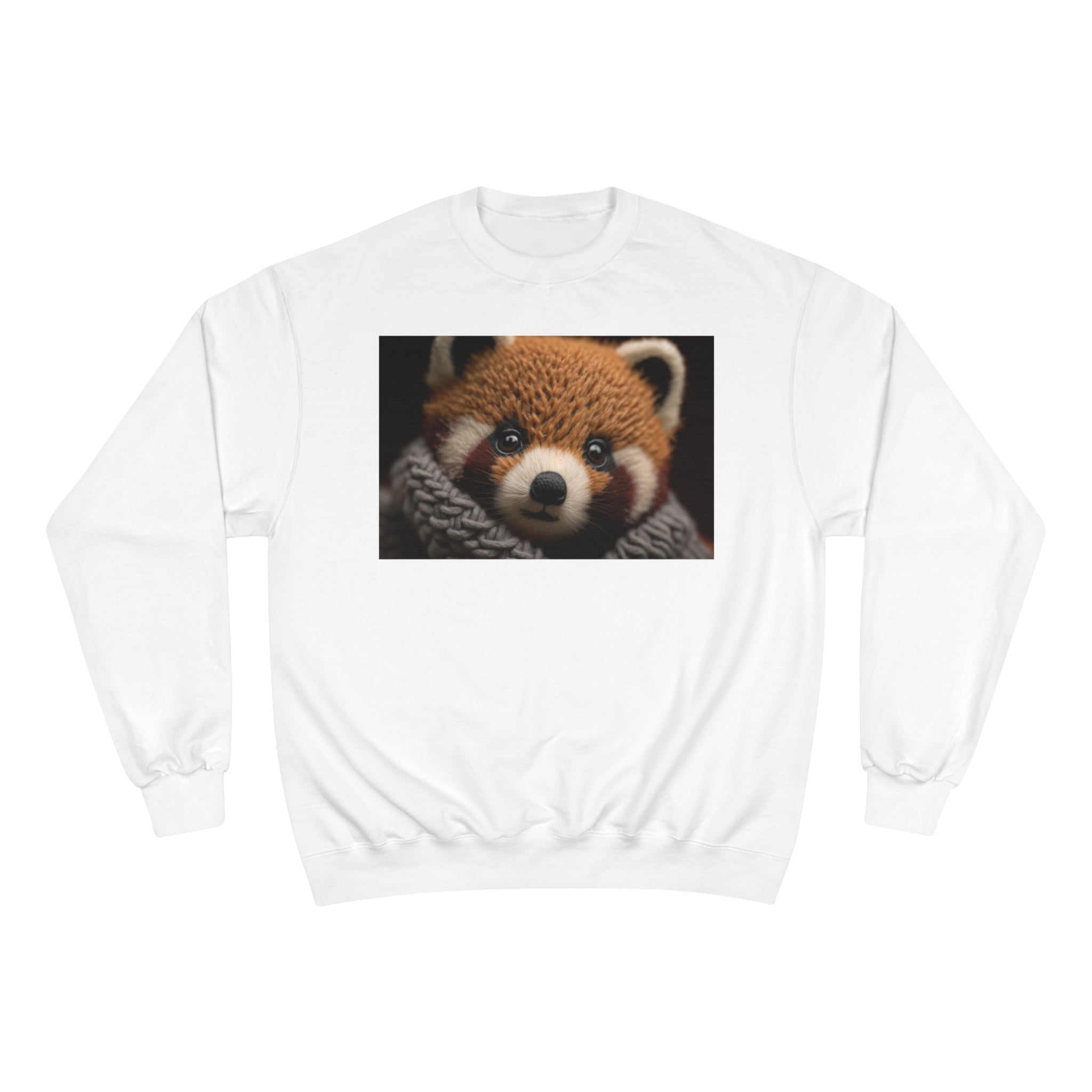 Champion Sweatshirt - Knit Animals, Red Panda Cub