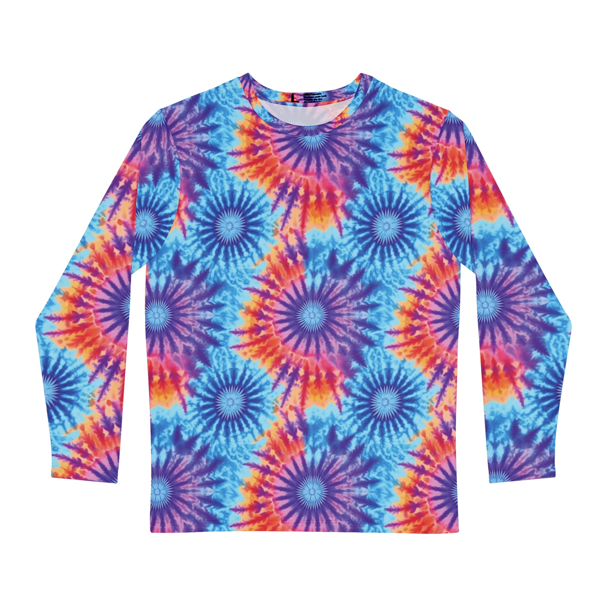 Men's Long Sleeve Shirt (AOP) - Tie Dye Designs 03