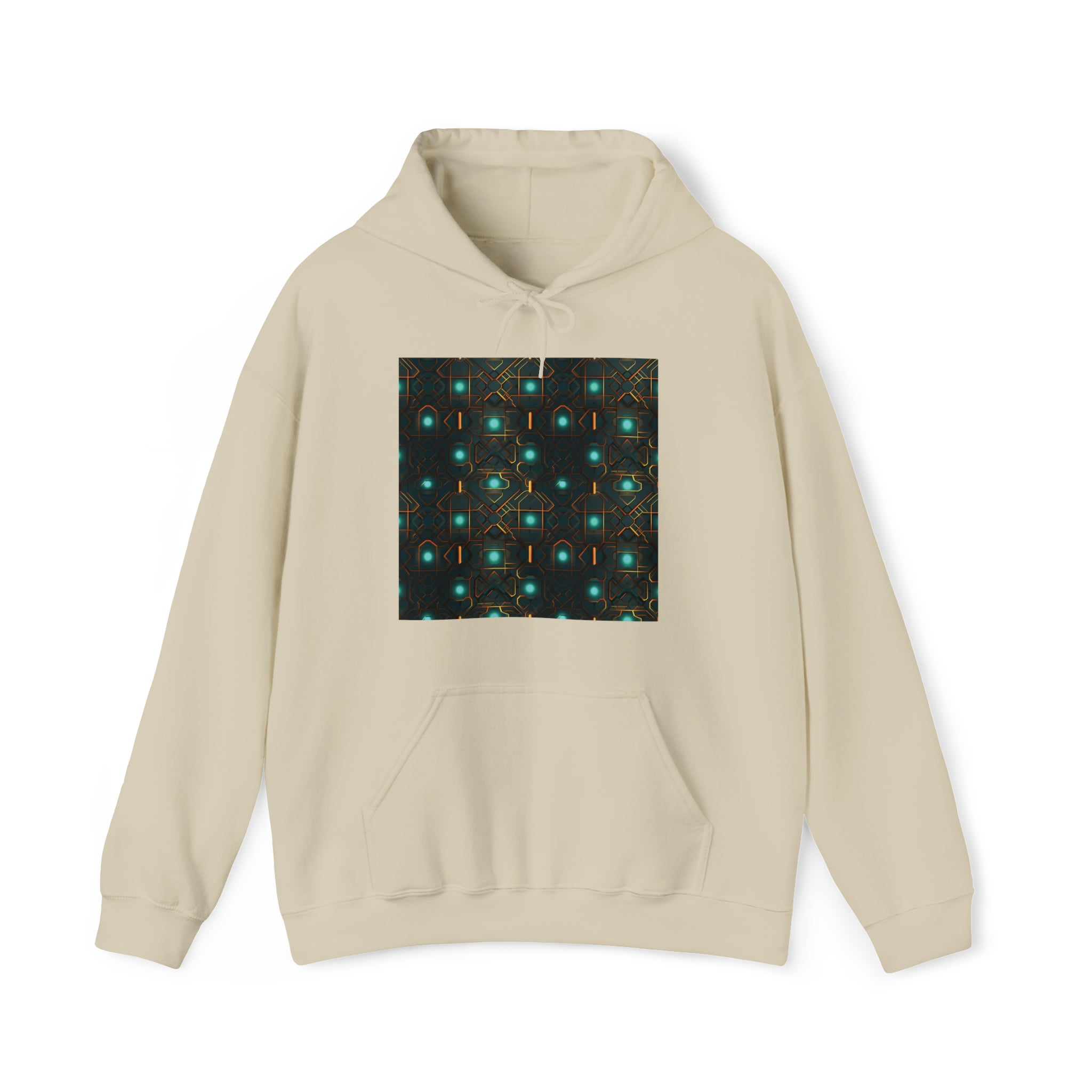 Unisex Heavy Blend™ Hooded Sweatshirt - Abstract Neon Designs 09