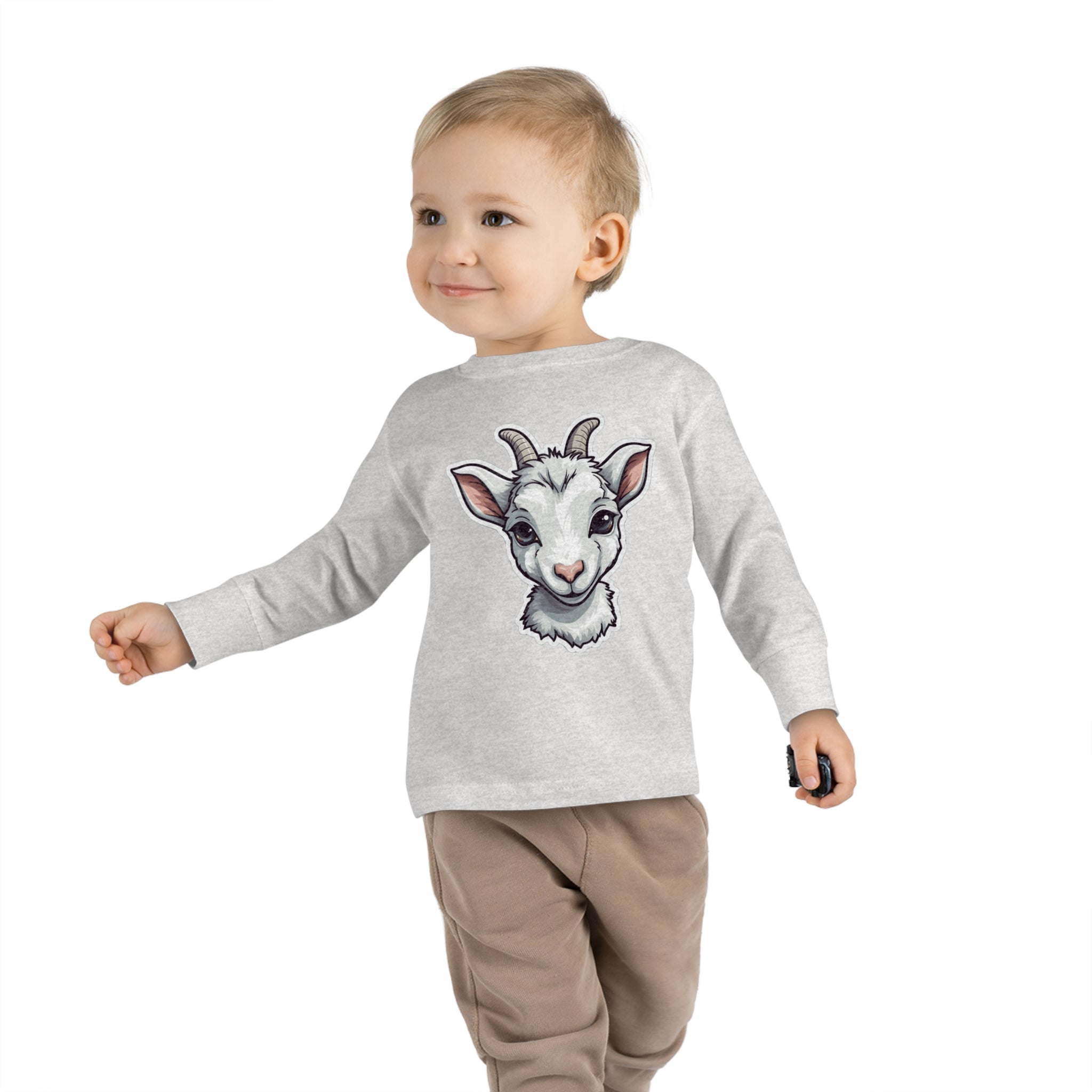 Toddler Long Sleeve Tee - Goat Kid