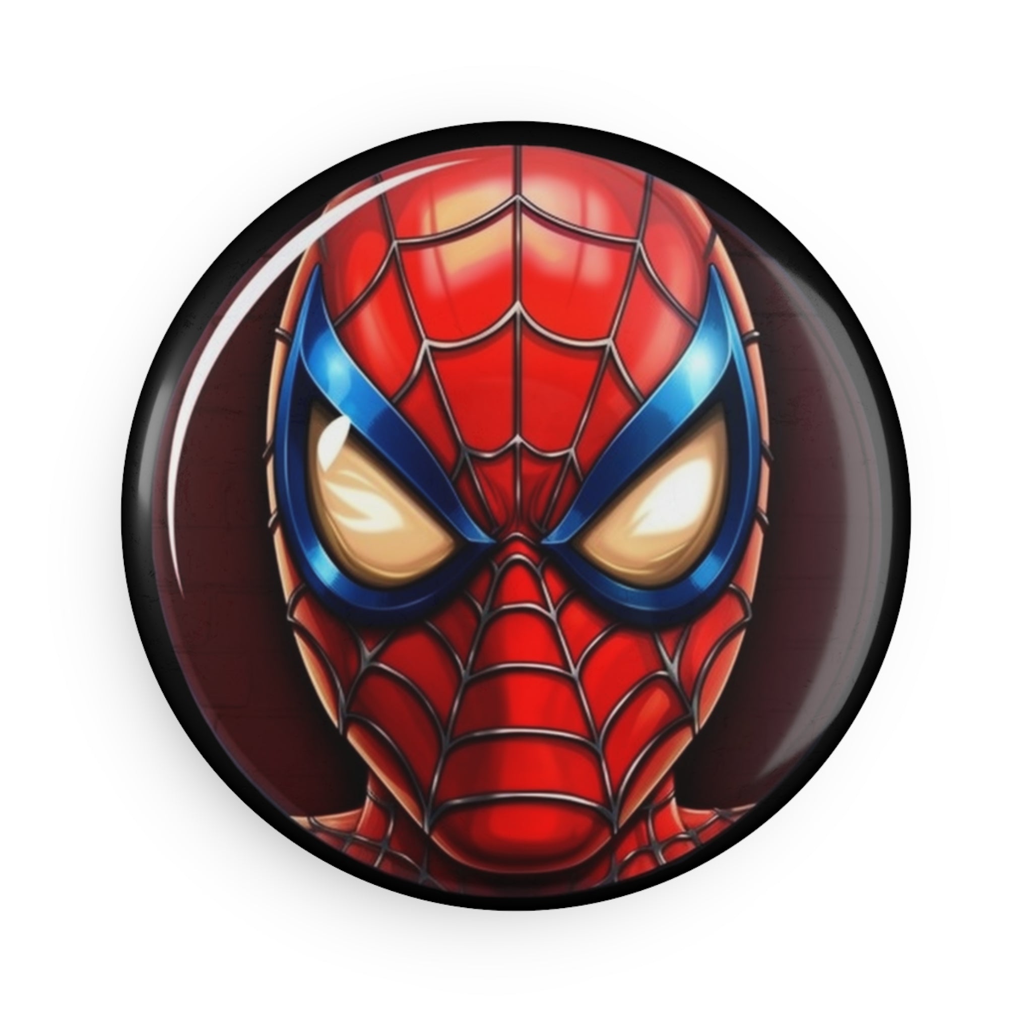 Button Magnet, Round (1 & 10 pcs) - Spider-Man 01