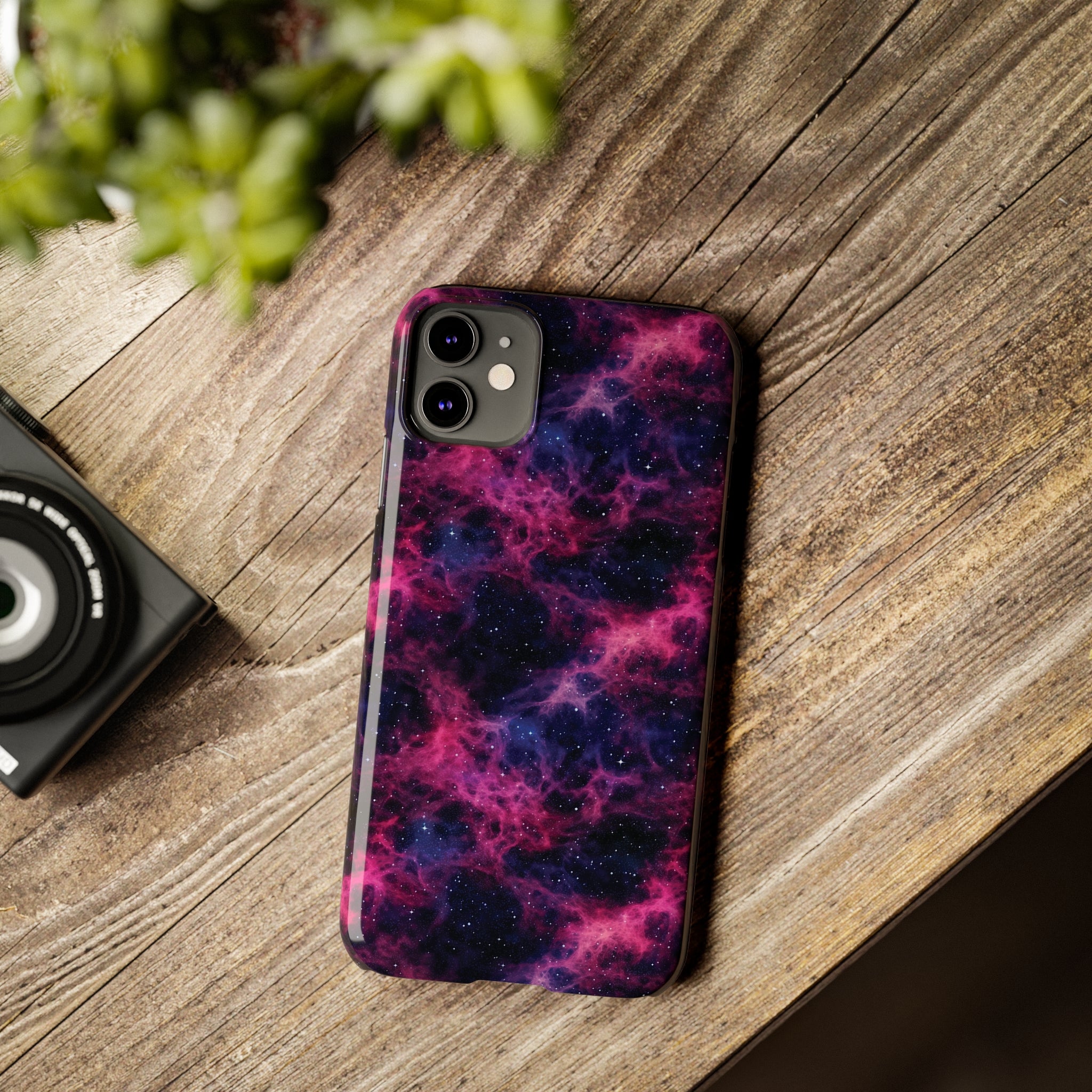 Slim Phone Cases (AOP) - Seamless Fantasy Galaxies 02