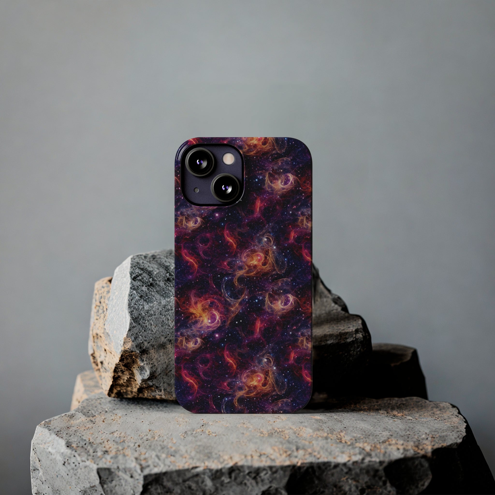 Slim Phone Cases (AOP) - Seamless Fantasy Galaxies 01