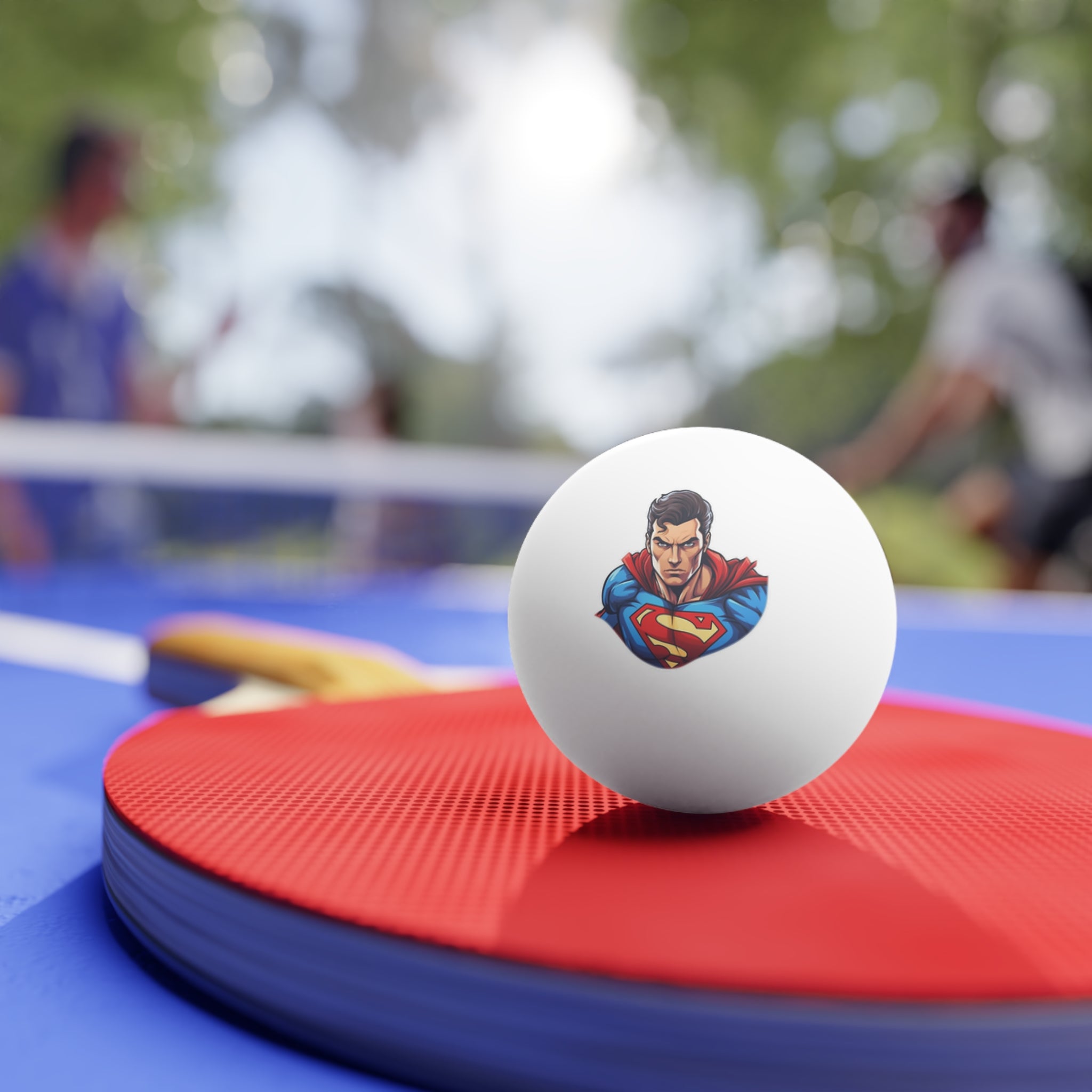 Ping Pong Balls, 6 pcs - Pop Art - Superman