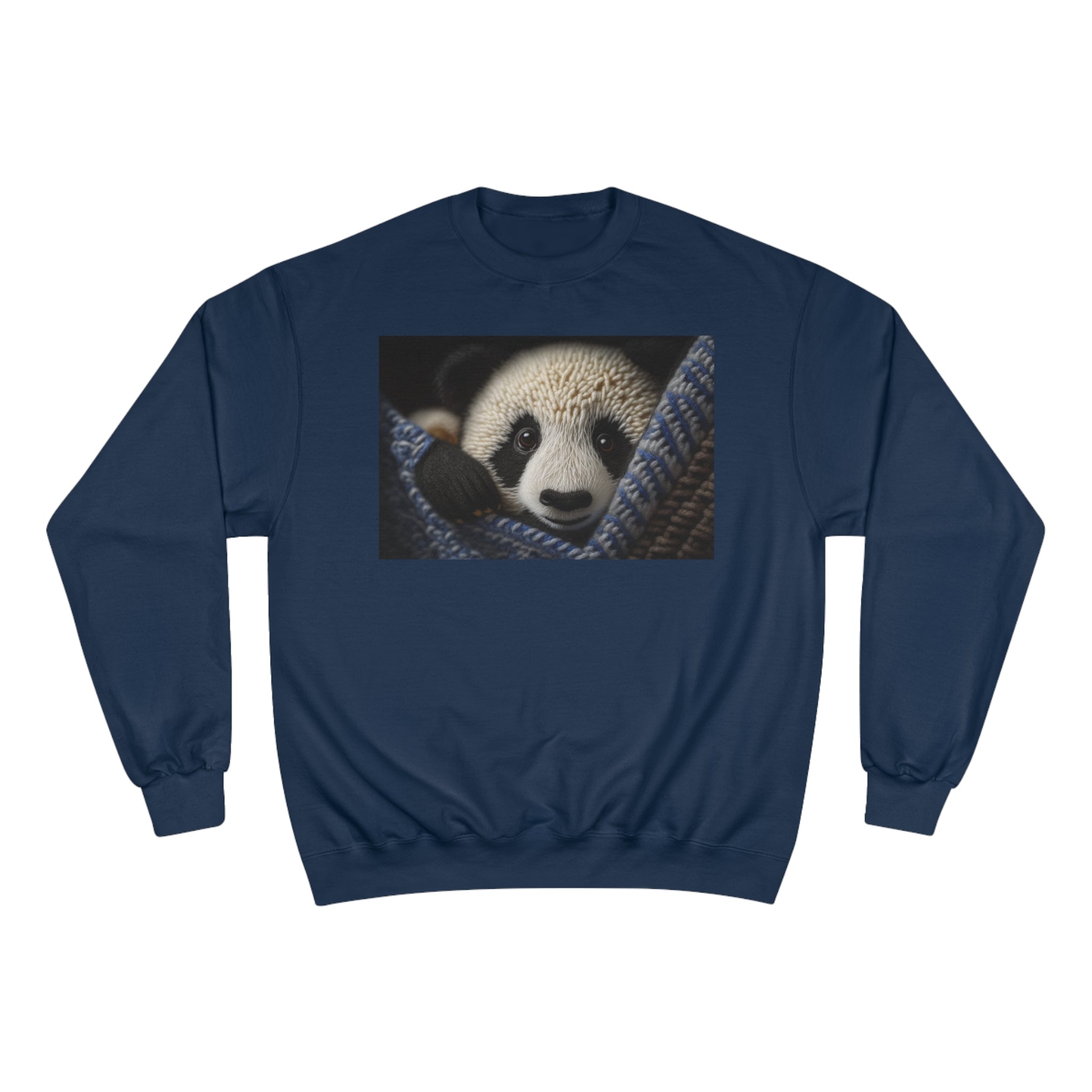 Champion Sweatshirt - Knit Animals, Giant Panda Cub