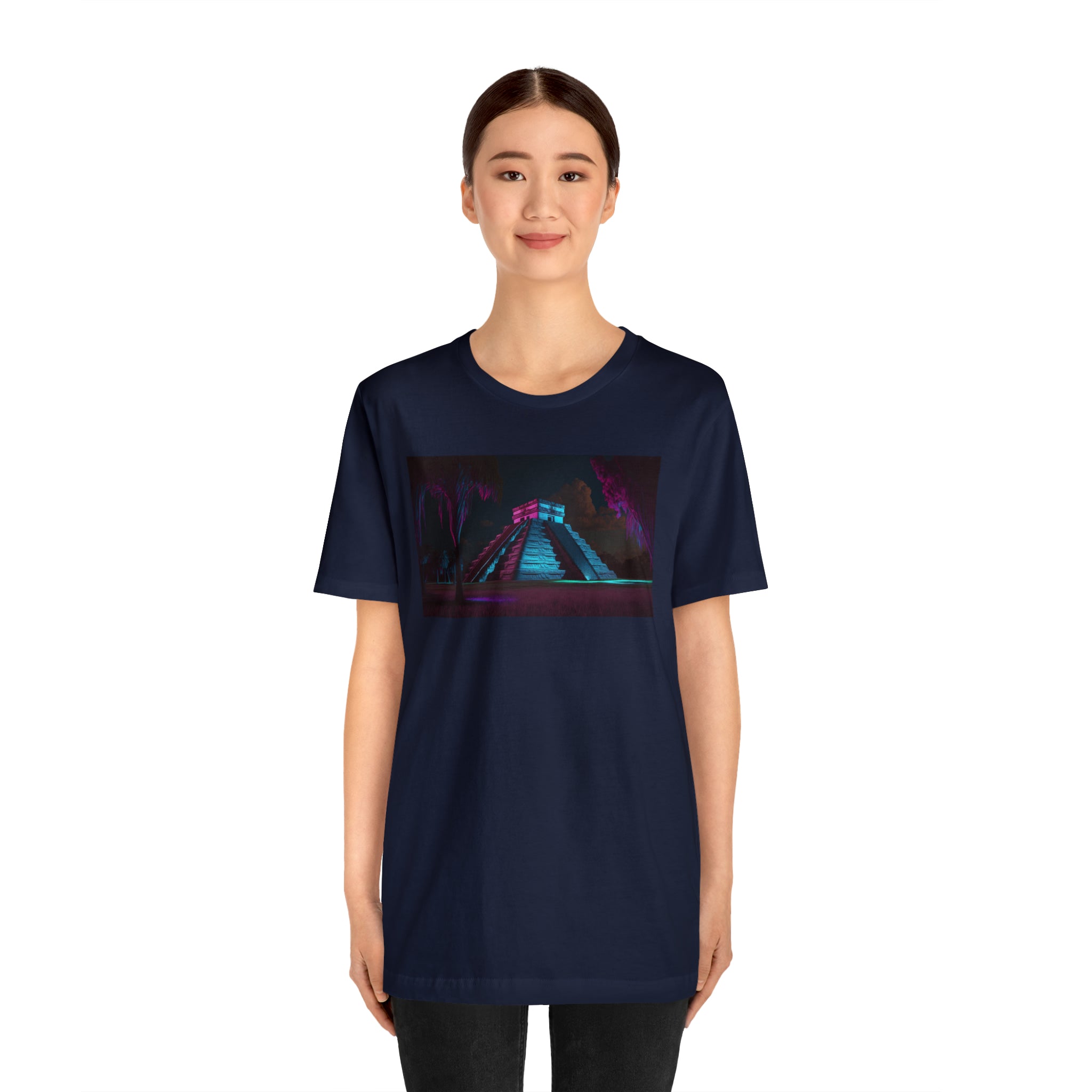 Unisex Jersey Short Sleeve Tee - Chichen Itza, Mexico