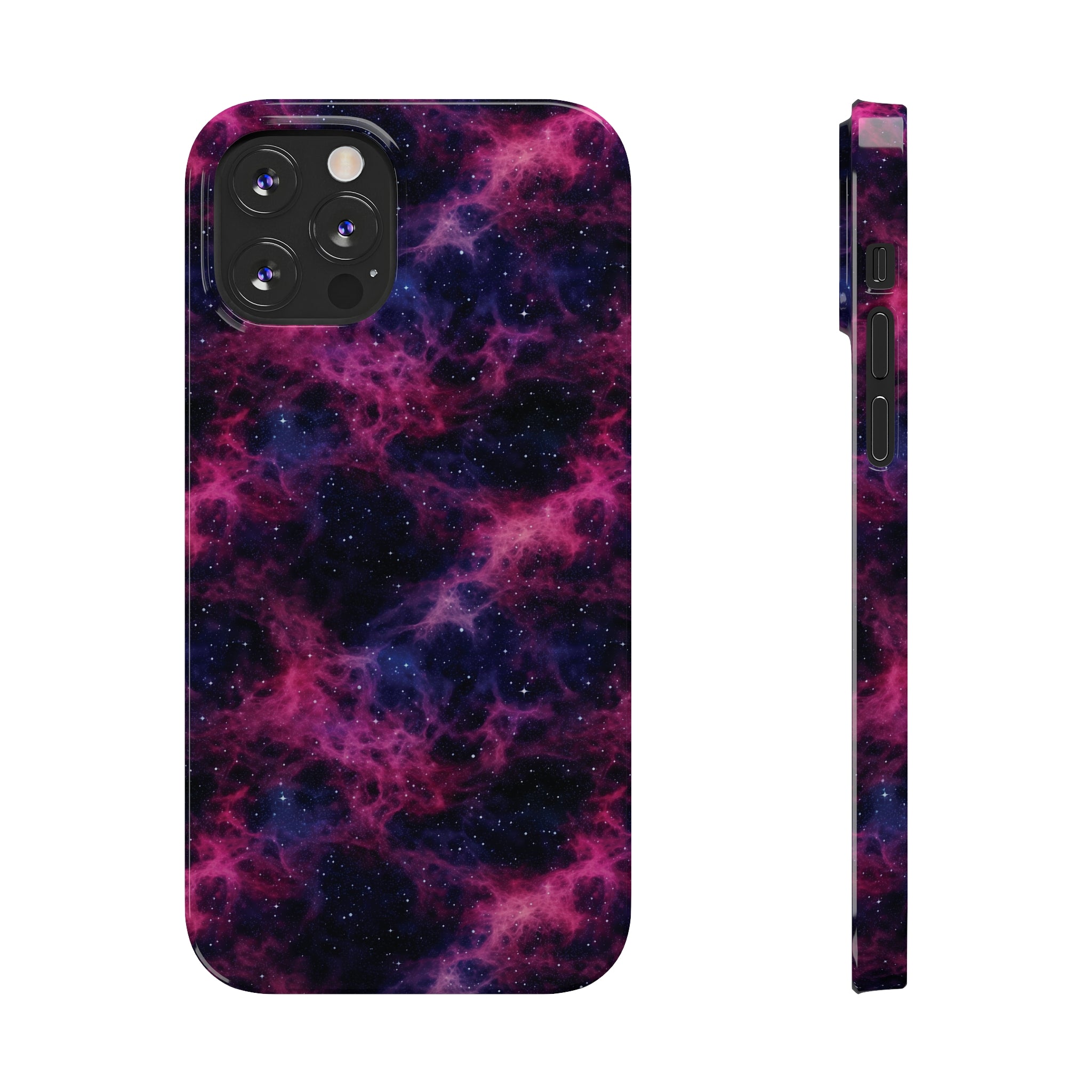 Slim Phone Cases (AOP) - Seamless Fantasy Galaxies 02