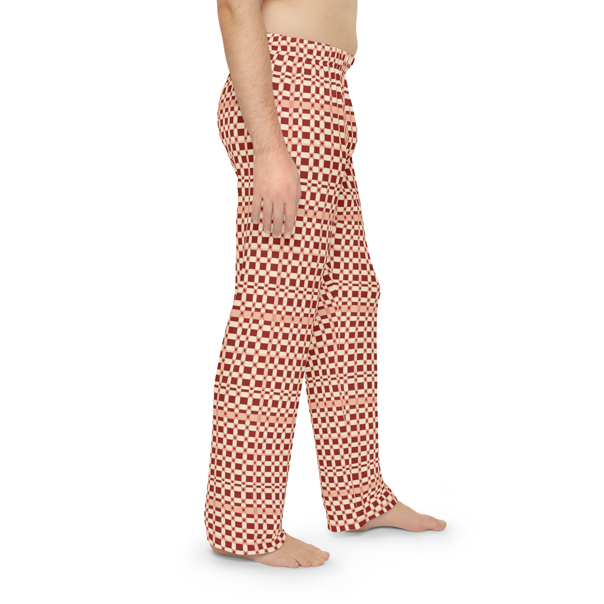 Men's Pajama Pants (AOP) - Seamless Checkered Designs 28