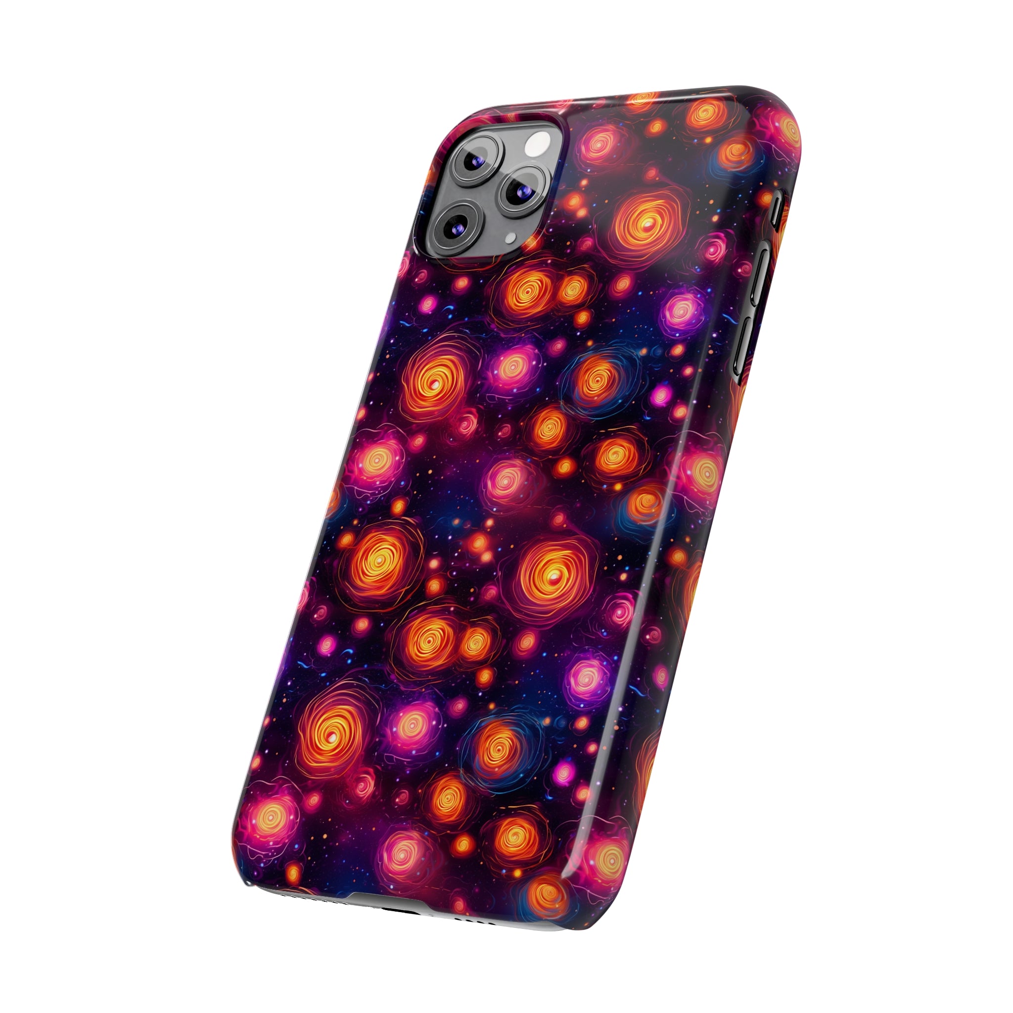 Slim Phone Cases (AOP) - Seamless Fantasy Galaxies 11