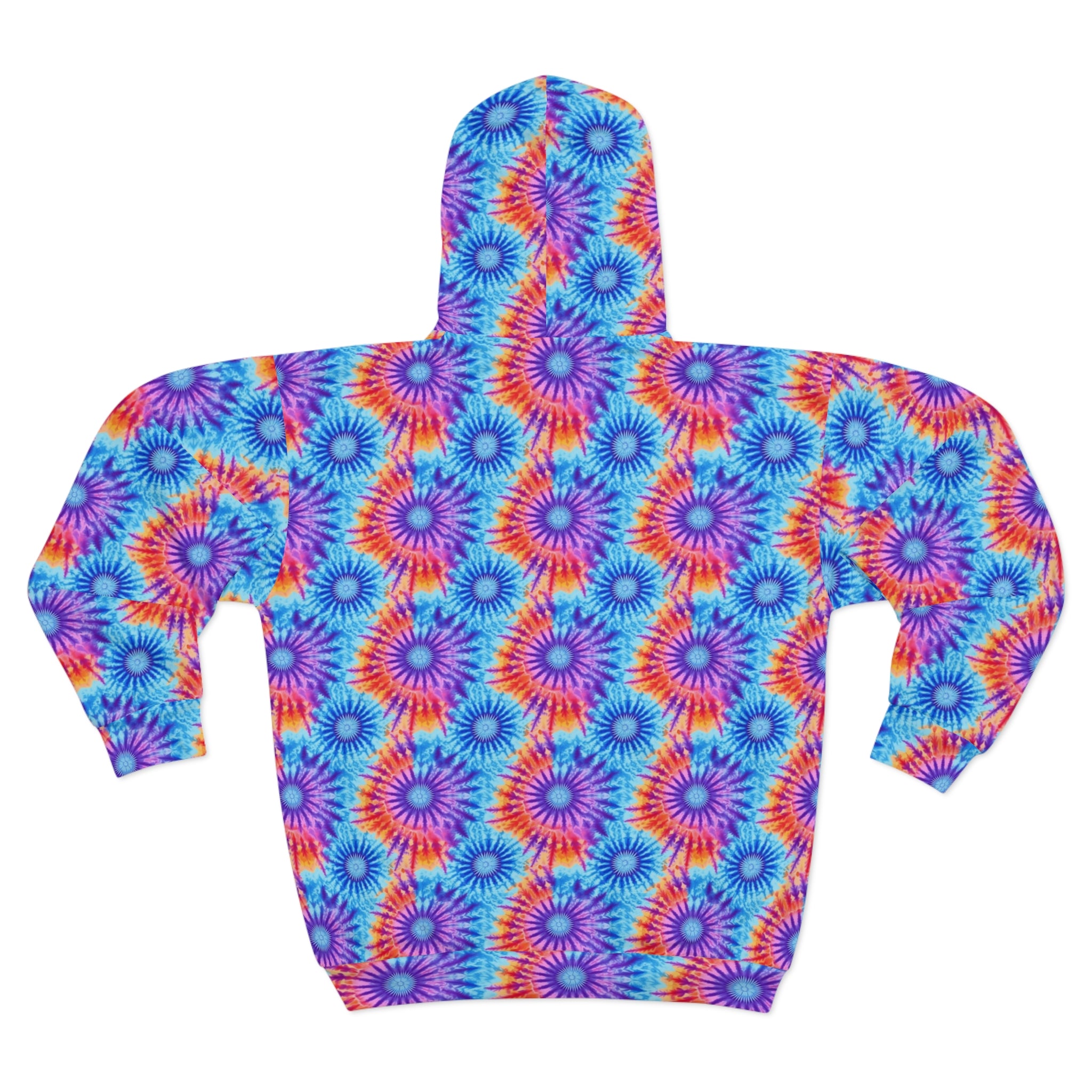 Unisex Zip Hoodie (AOP) - Tie Dye Designs 01