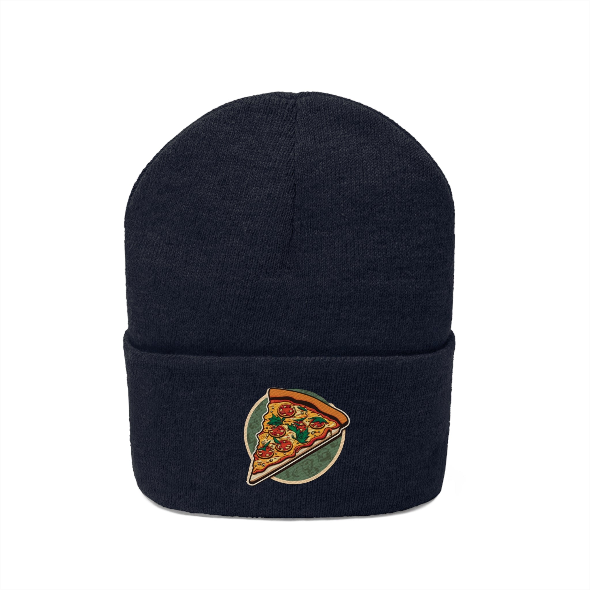 Knit Beanie - Pizza Pop Art 02