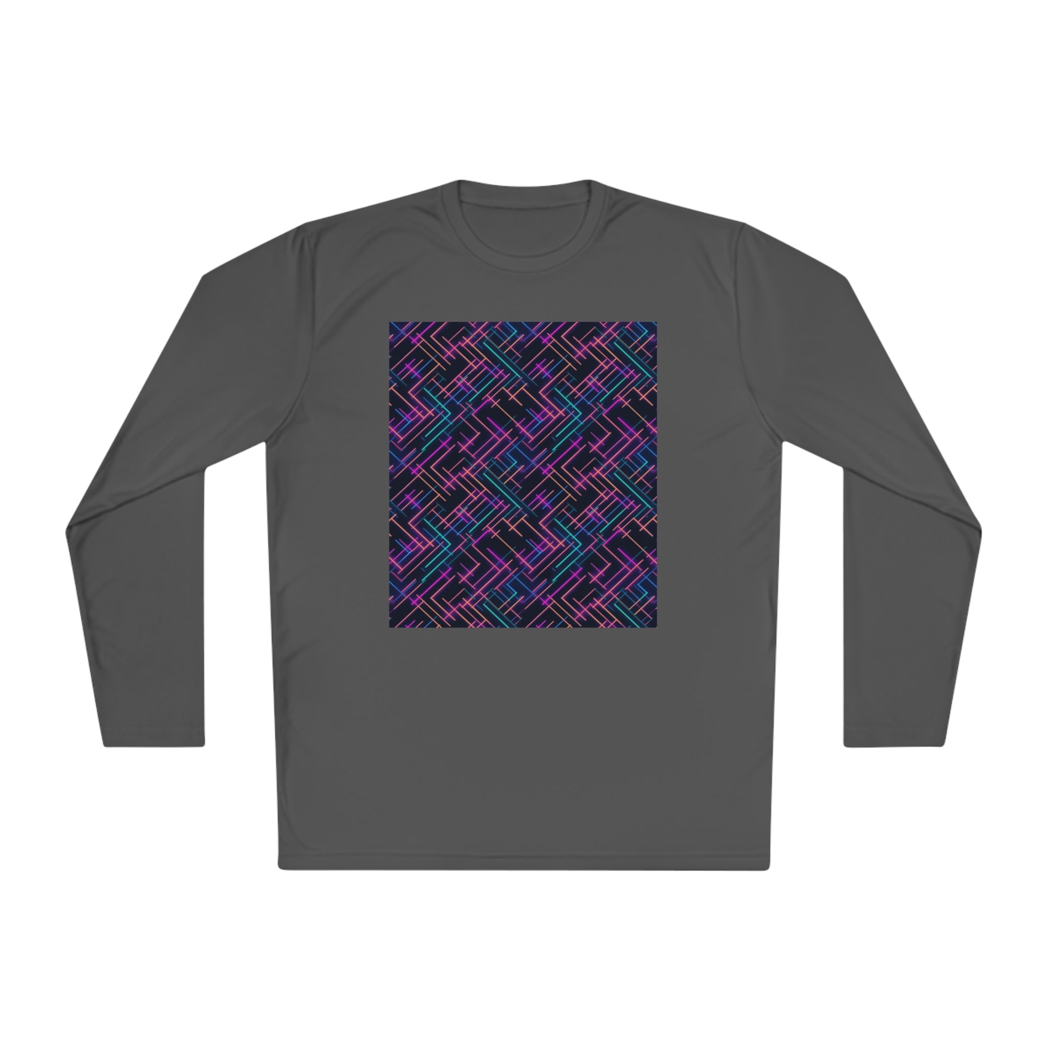 Unisex Lightweight Long Sleeve Tee (AOP) - Abstract Designs 05