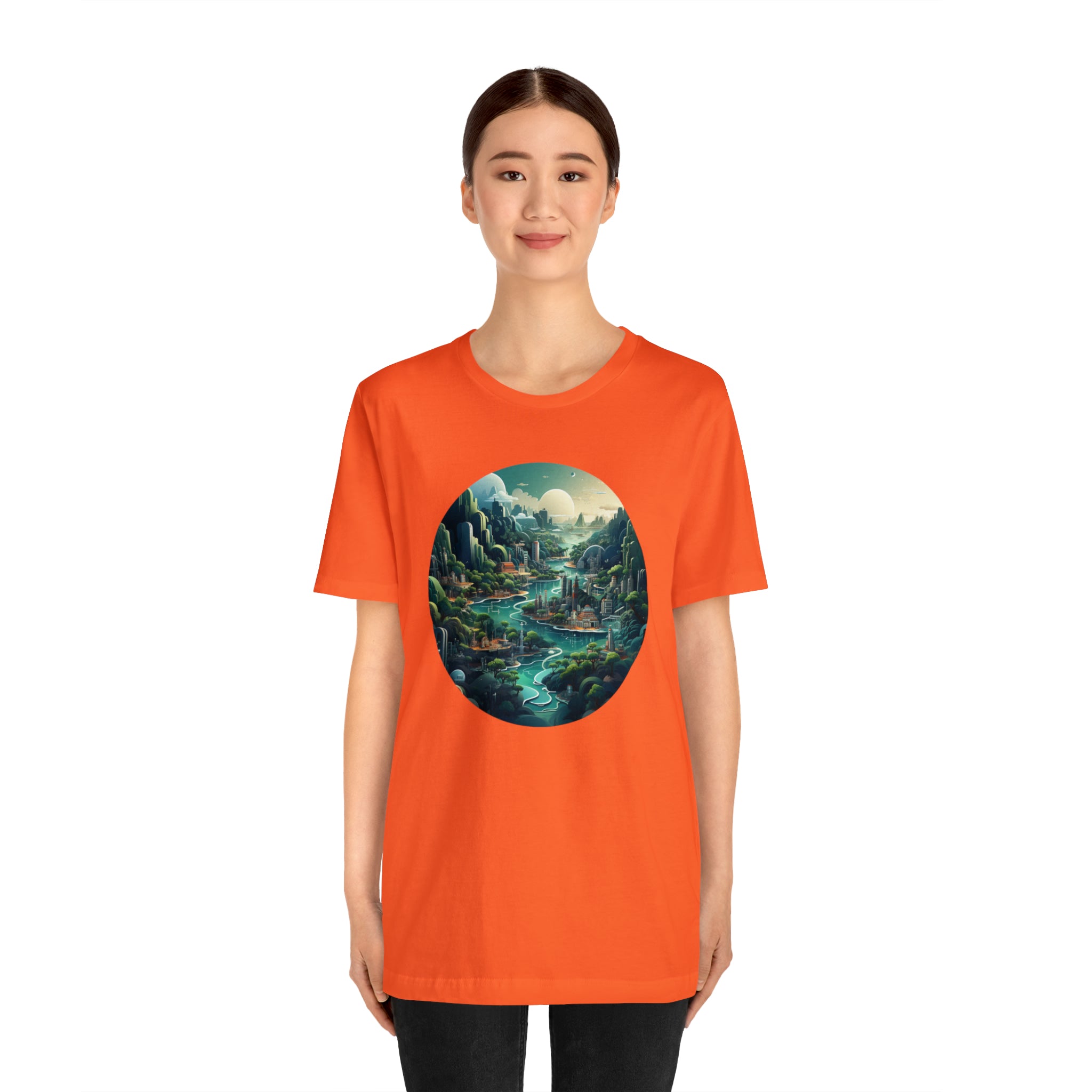 Unisex Jersey Short Sleeve Tee - Isometric Designs 04