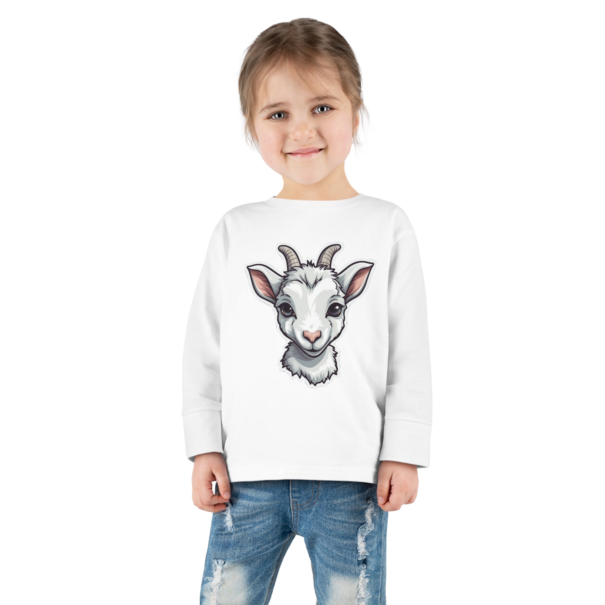 Toddler Long Sleeve Tee - Goat Kid