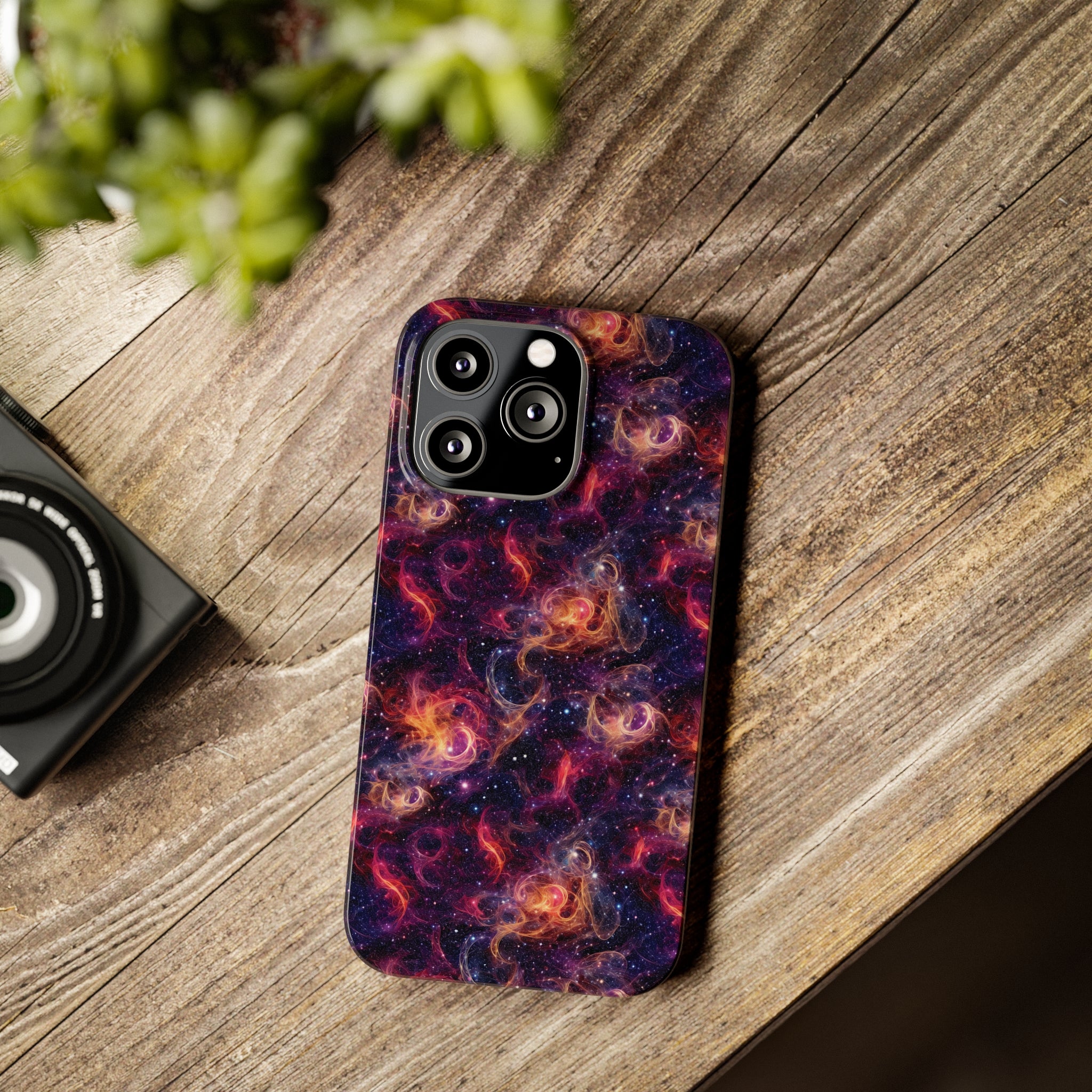 Slim Phone Cases (AOP) - Seamless Fantasy Galaxies 01