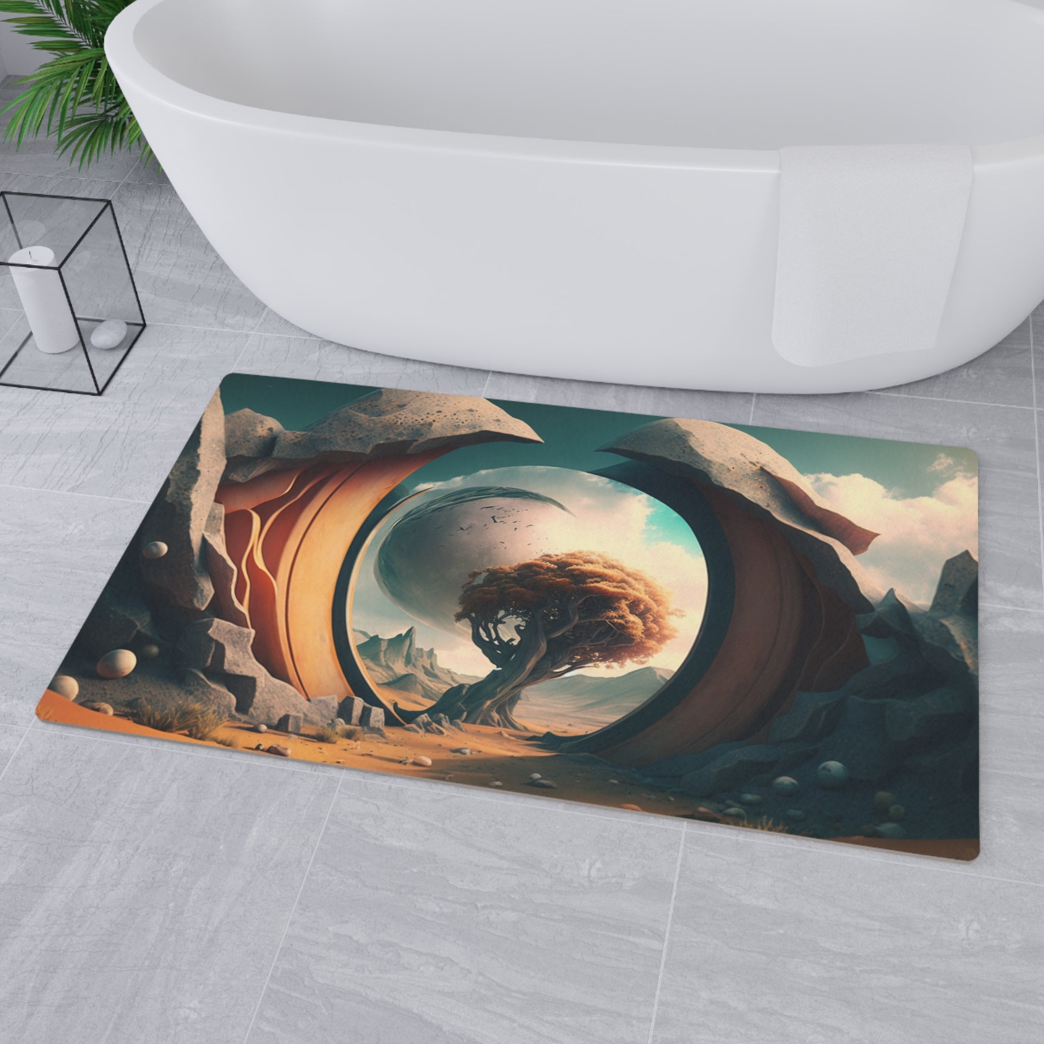 Floor Mat - Surrealist Digital Designs 09